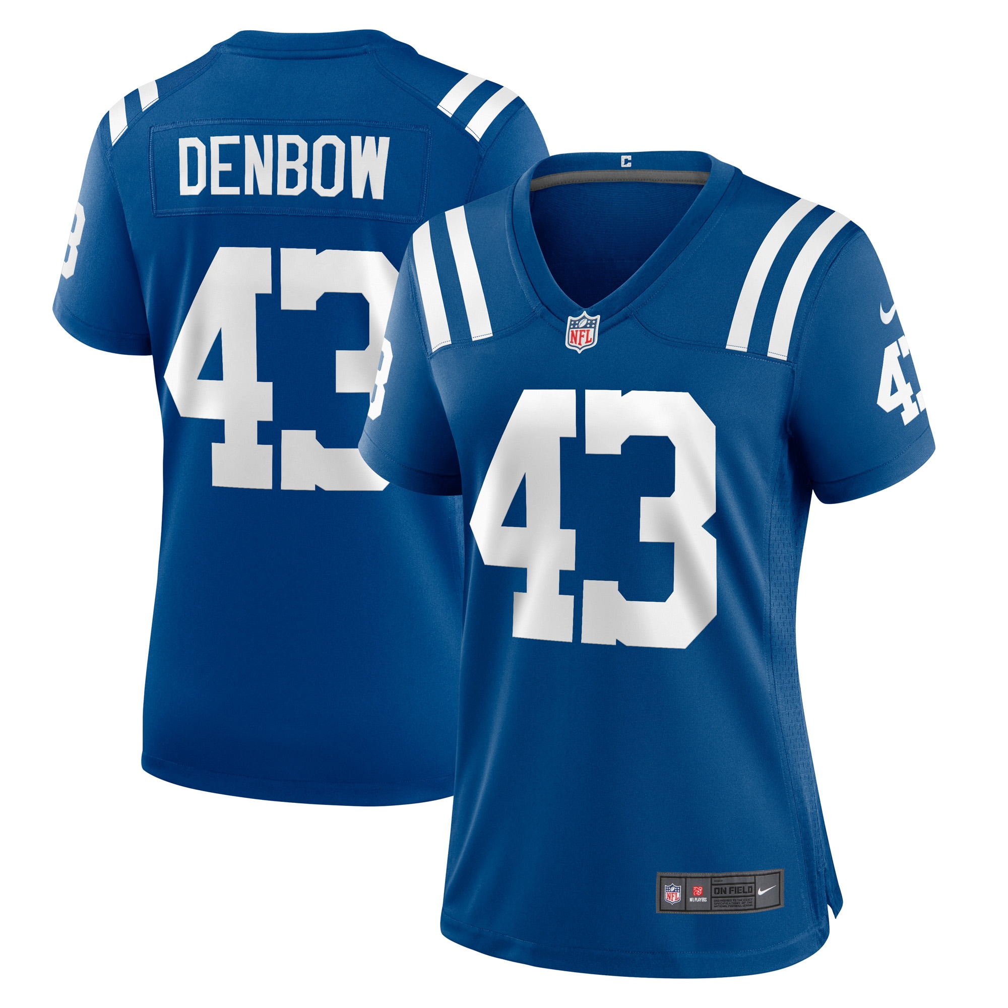 Trevor Denbow Indianapolis Colts Nike Women's Game Player Jersey - Royal - vstockx