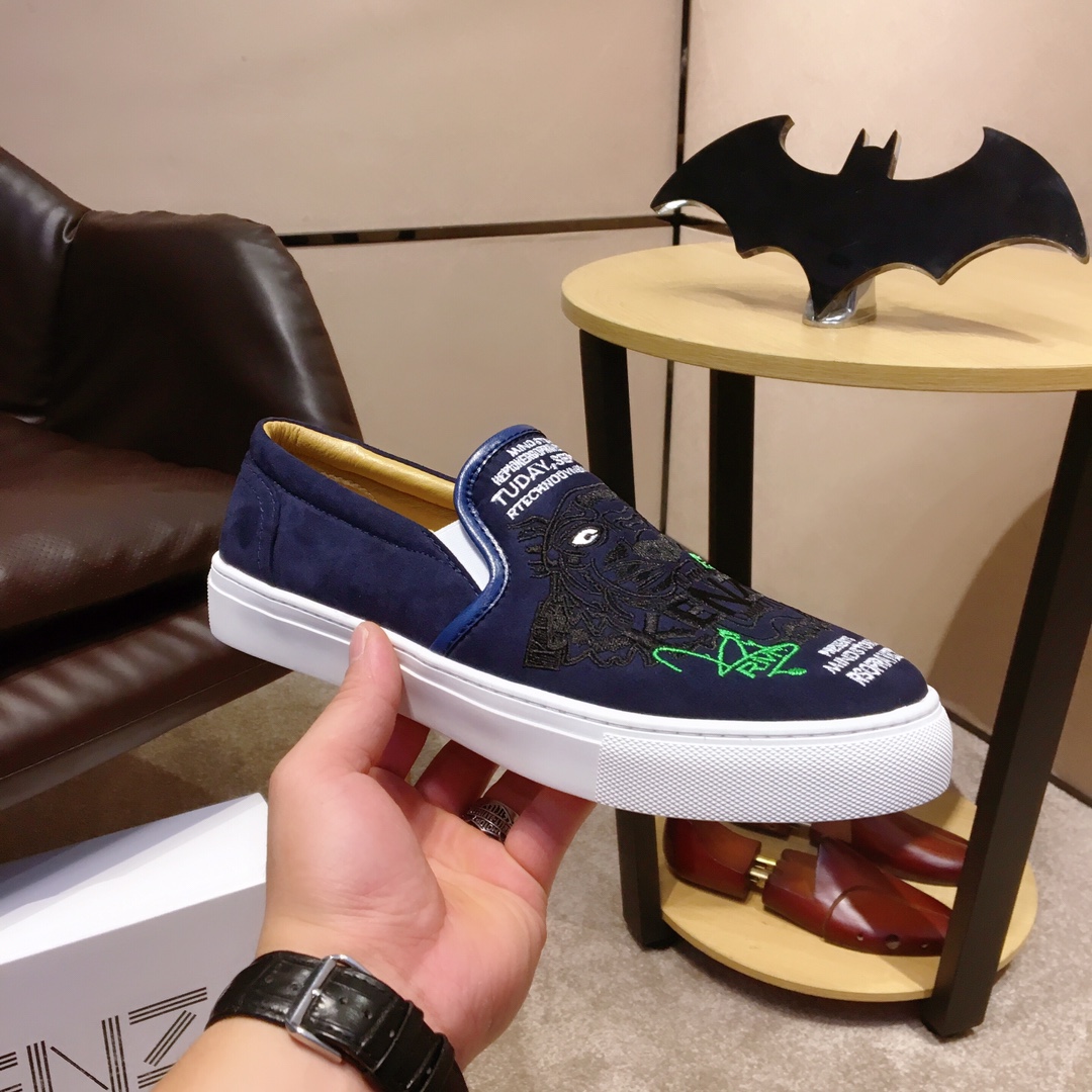 Kenzo K-SKATE Tiger canvas slip-on sneakers 9 - vstockx