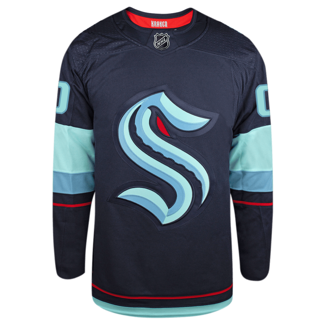 Customizable Seattle Kraken Adidas Primegreen Authentic NHL Hockey Jersey - vstockx