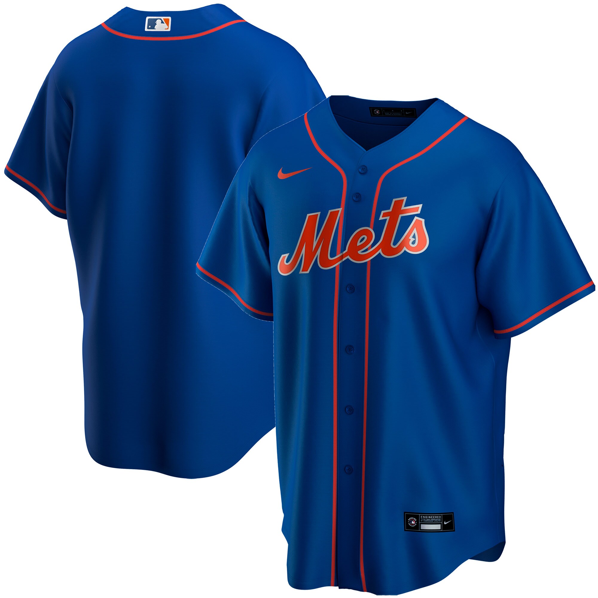 New York Mets Nike Youth Alternate Replica Team Jersey - Royal - vstockx