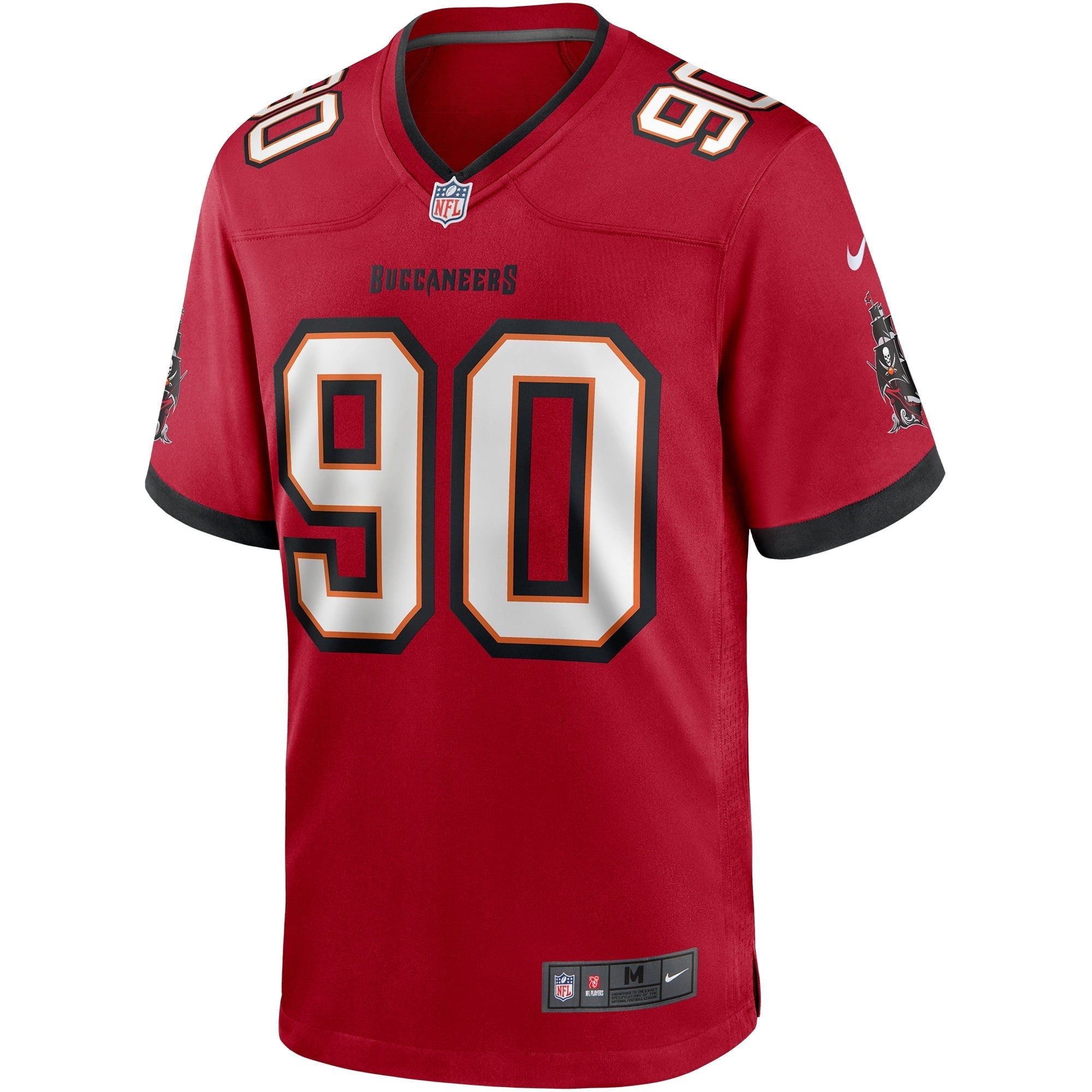 Men's Nike Jason Pierre-Paul Red Tampa Bay Buccaneers Game Player Jersey - vstockx