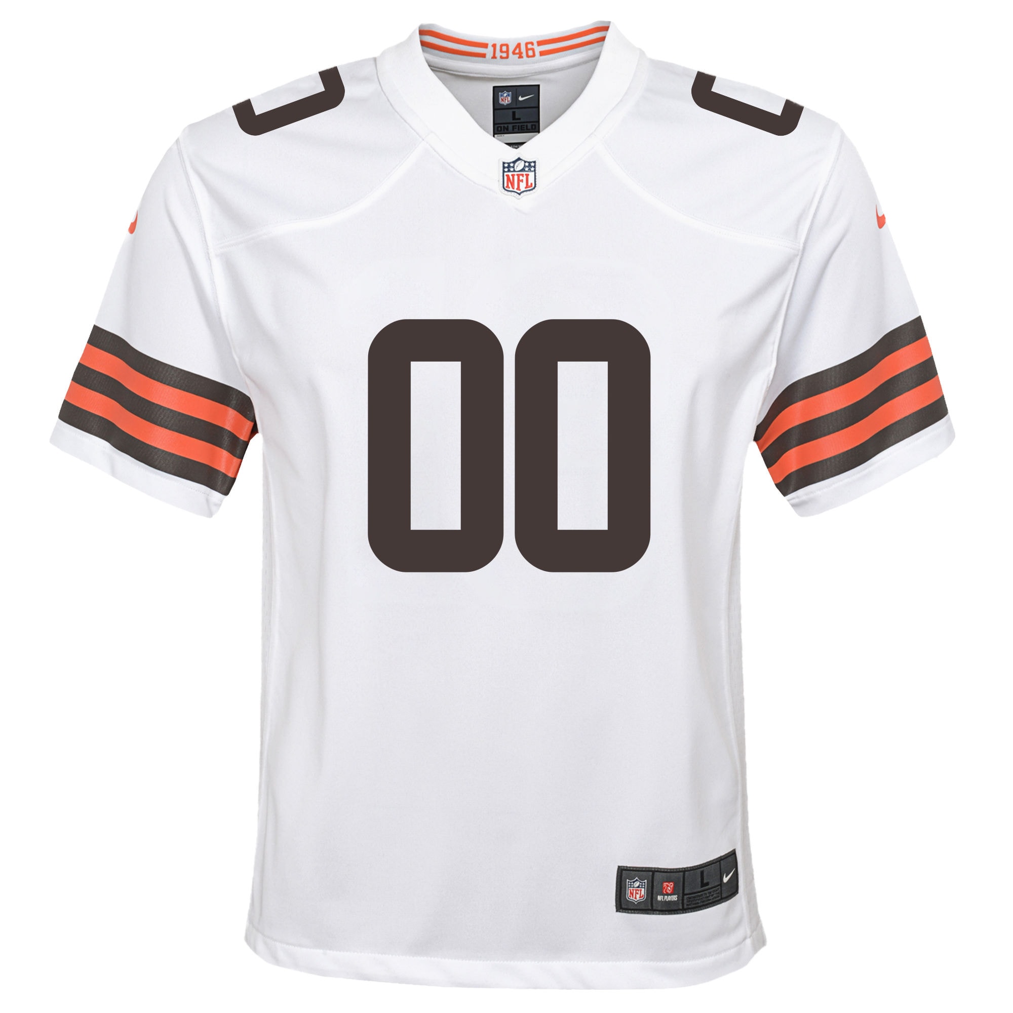 Nike Cleveland Browns Youth Custom Game Jersey - White - vstockx