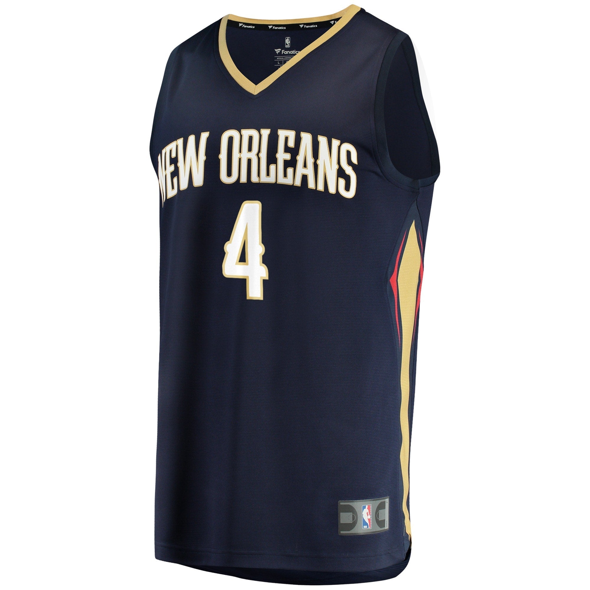 Men's Fanatics Branded Devonte' Graham Navy New Orleans Pelicans 2021/22 Fast Break Replica Jersey - Icon Edition - vstockx