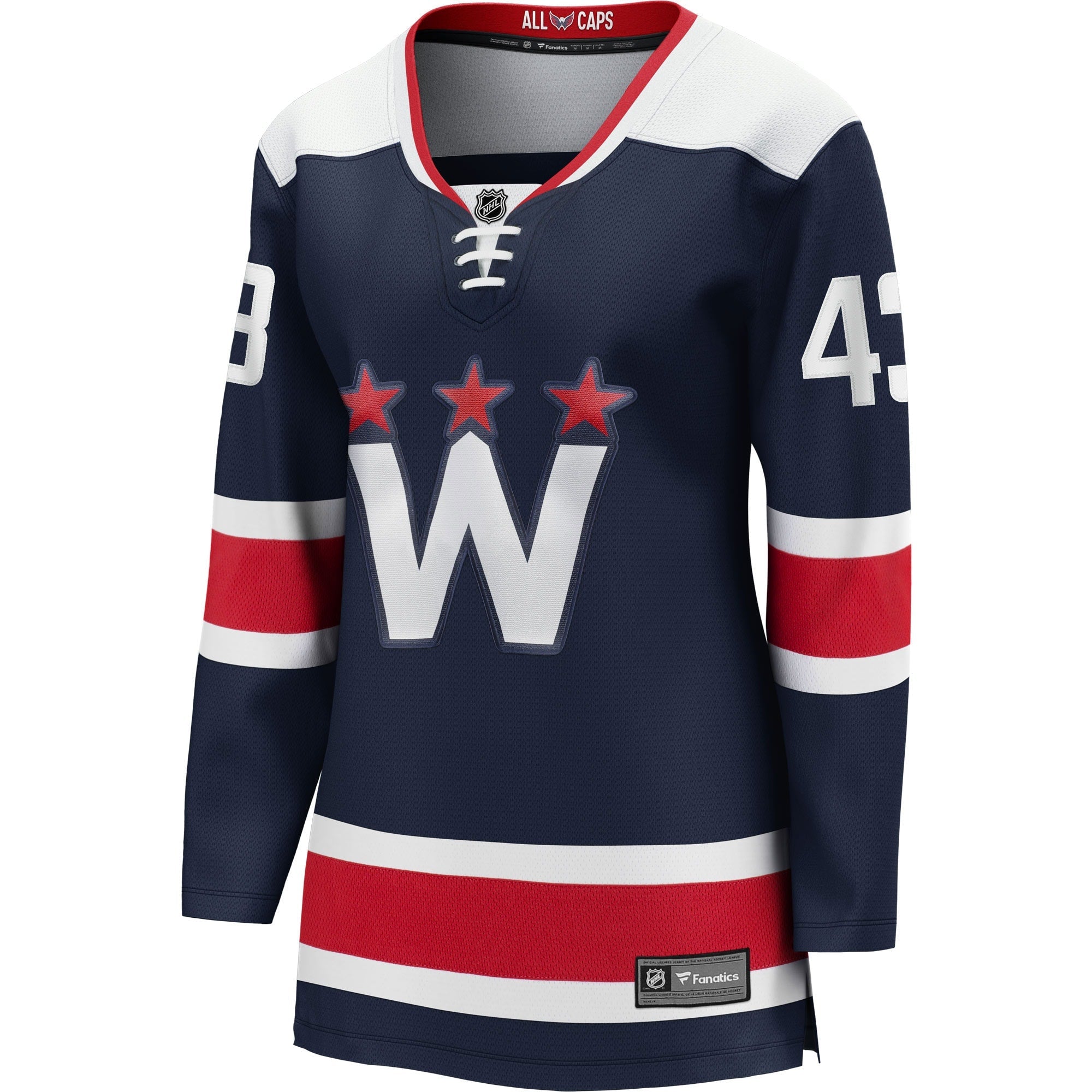 Women's Fanatics Branded Tom Wilson Navy Washington Capitals Alternate 2020/21 Premier Breakaway Player Jersey - vstockx
