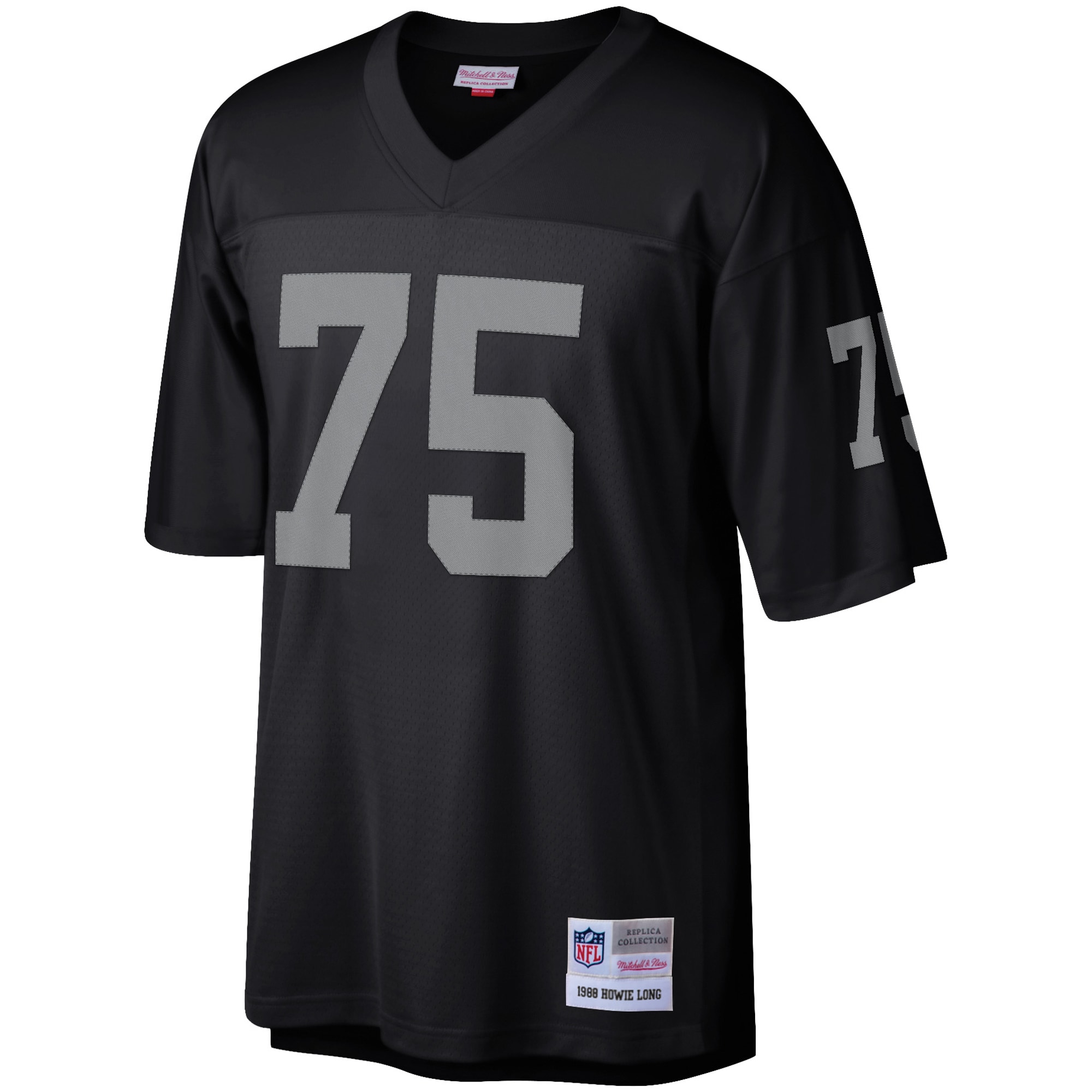 Howie Long Las Vegas Raiders Mitchell & Ness Retired Player Legacy Replica Jersey - Black - vstockx
