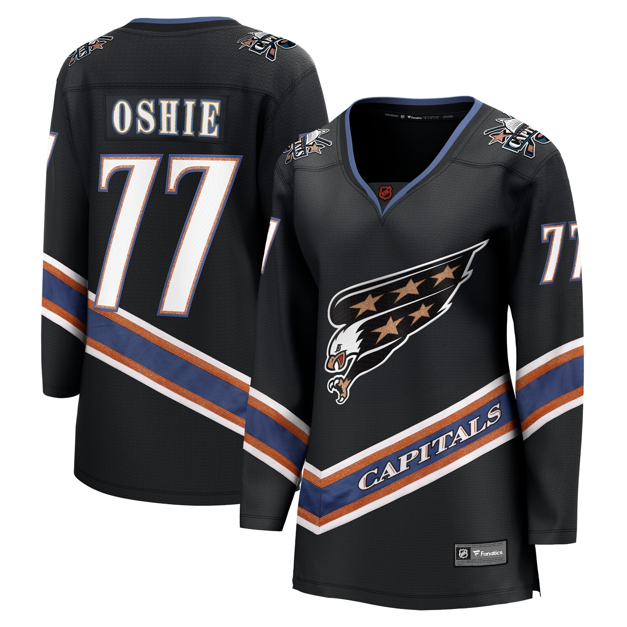 TJ Oshie Washington Capitals Fanatics Branded Women's Special Edition 2.0 Breakaway Player Jersey - Black - vstockx