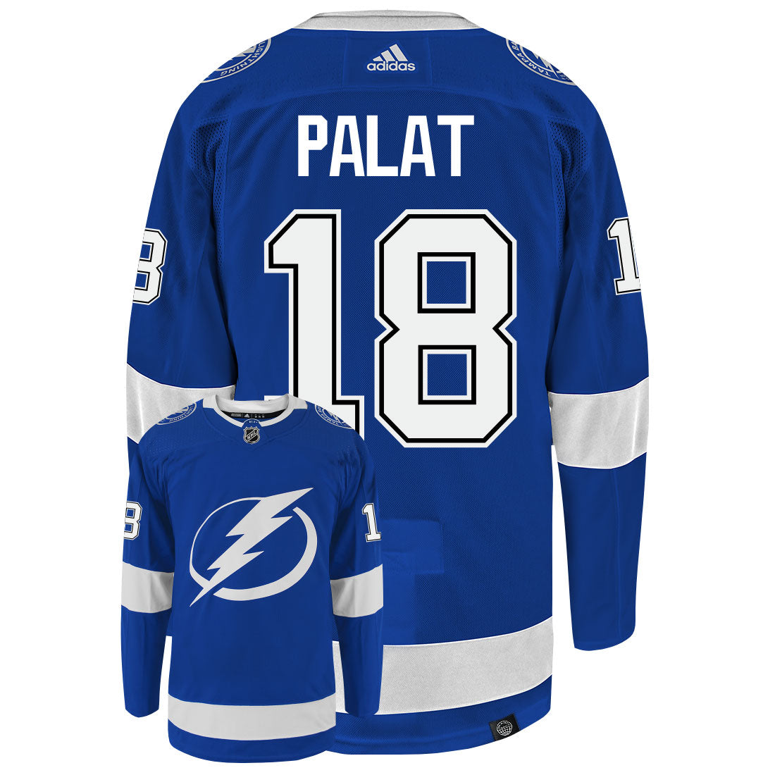 Ondrej Palat Tampa Bay Lightning Adidas Primegreen Authentic NHL Hockey Jersey - vstockx