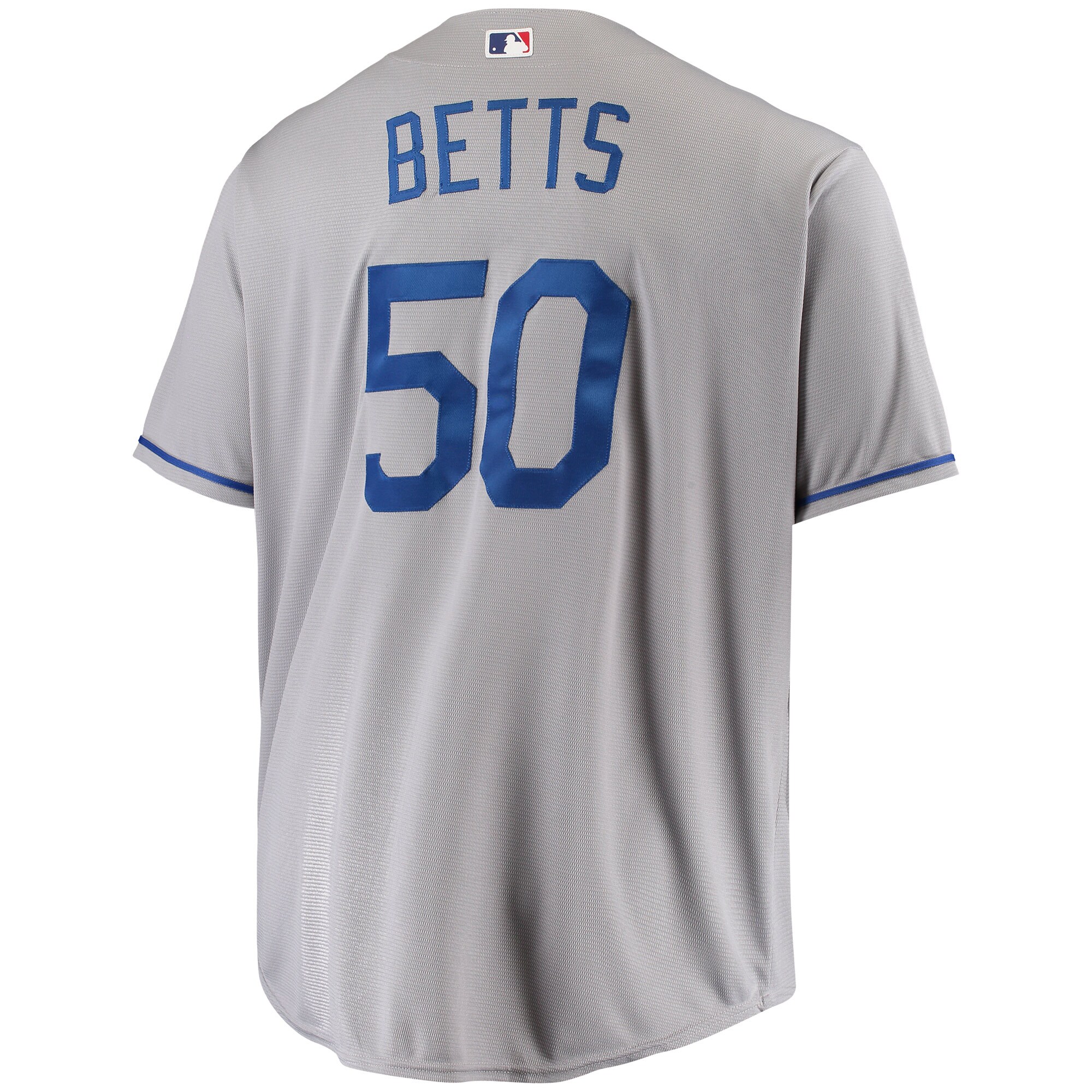 Mookie Betts Los Angeles Dodgers Big & Tall Replica Player Jersey - Gray - vstockx