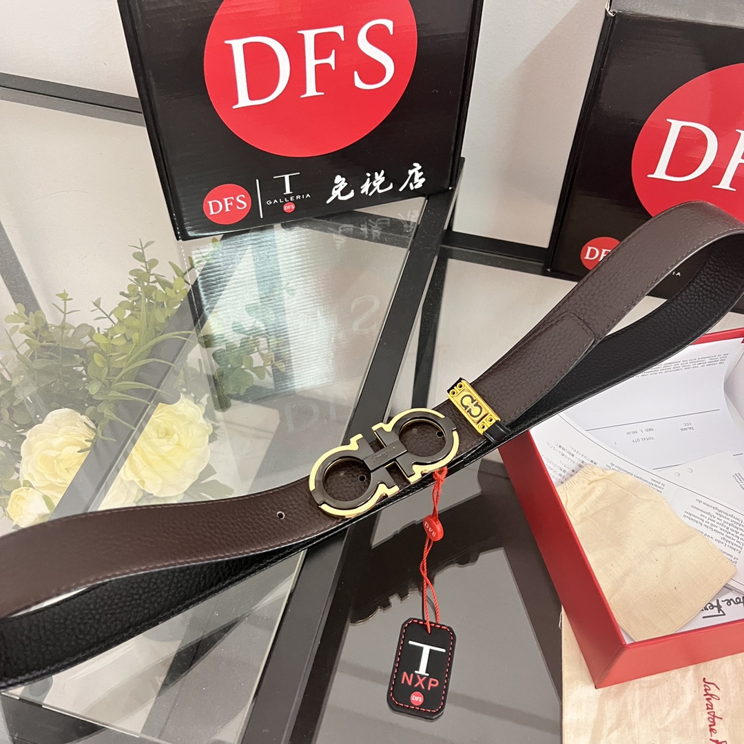 Streetwear Belt Ferragamo 320266 size:3.5cm - vstockx