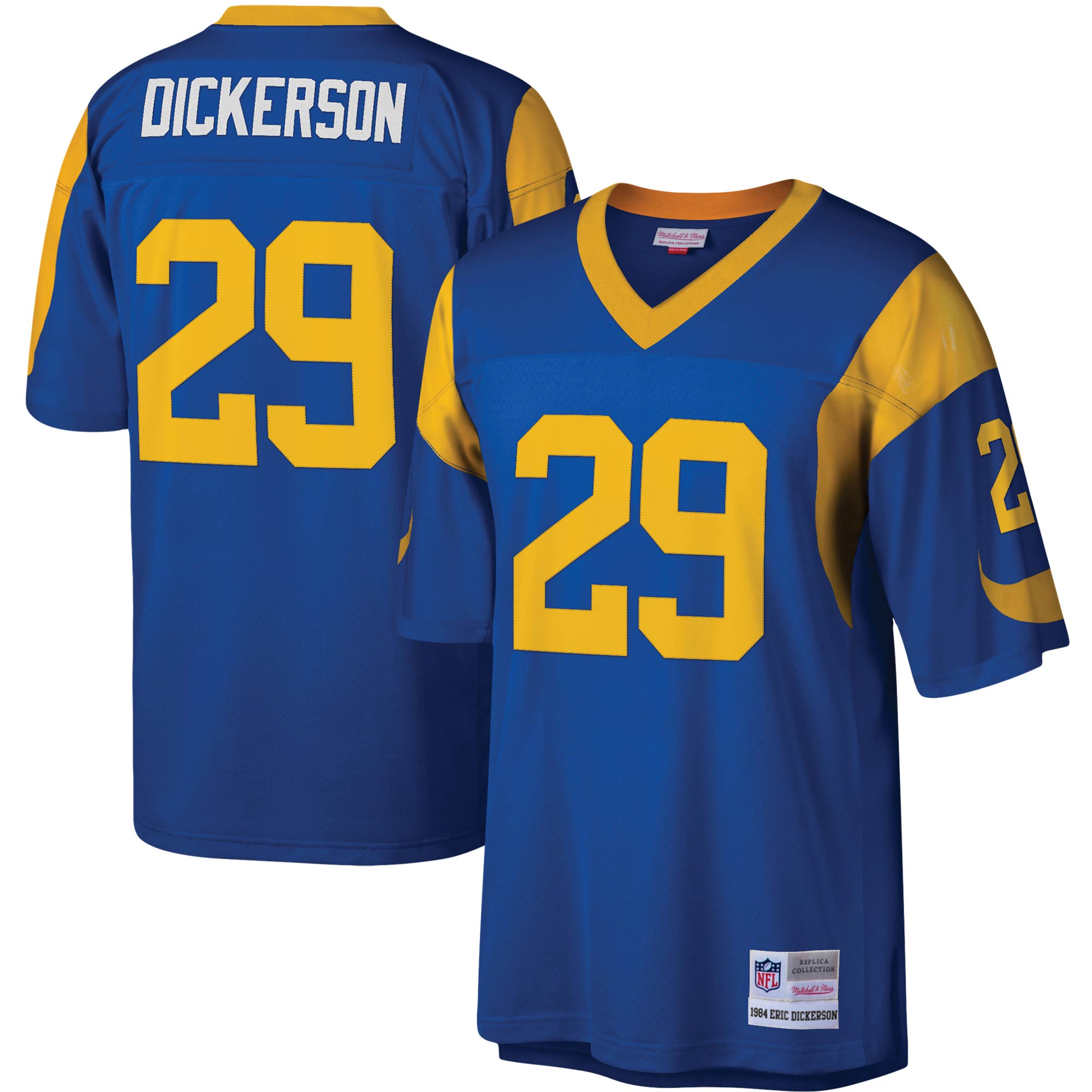 Eric Dickerson Los Angeles Rams Mitchell & Ness Legacy Replica Jersey - Royal - vstockx
