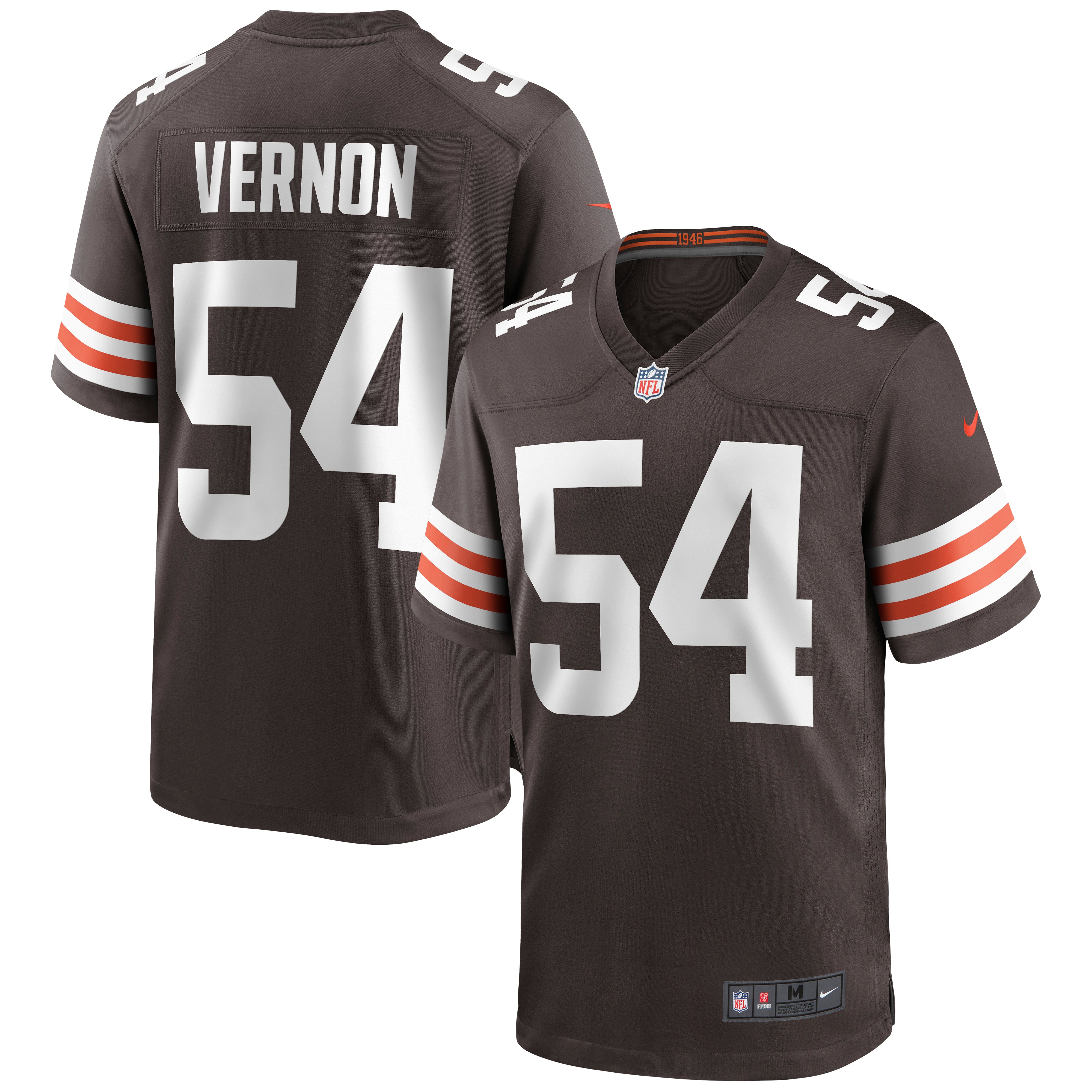 Olivier Vernon Cleveland Browns Nike Game Jersey - Brown - vstockx