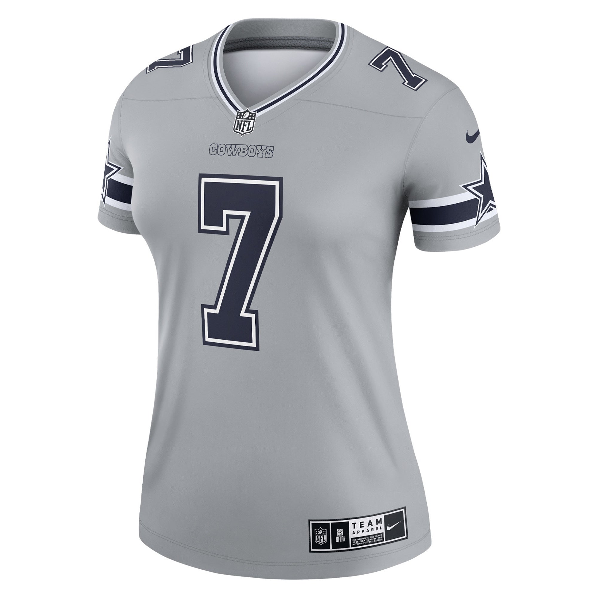 Women's Nike Trevon Diggs Silver Dallas Cowboys Inverted Legend Jersey - vstockx