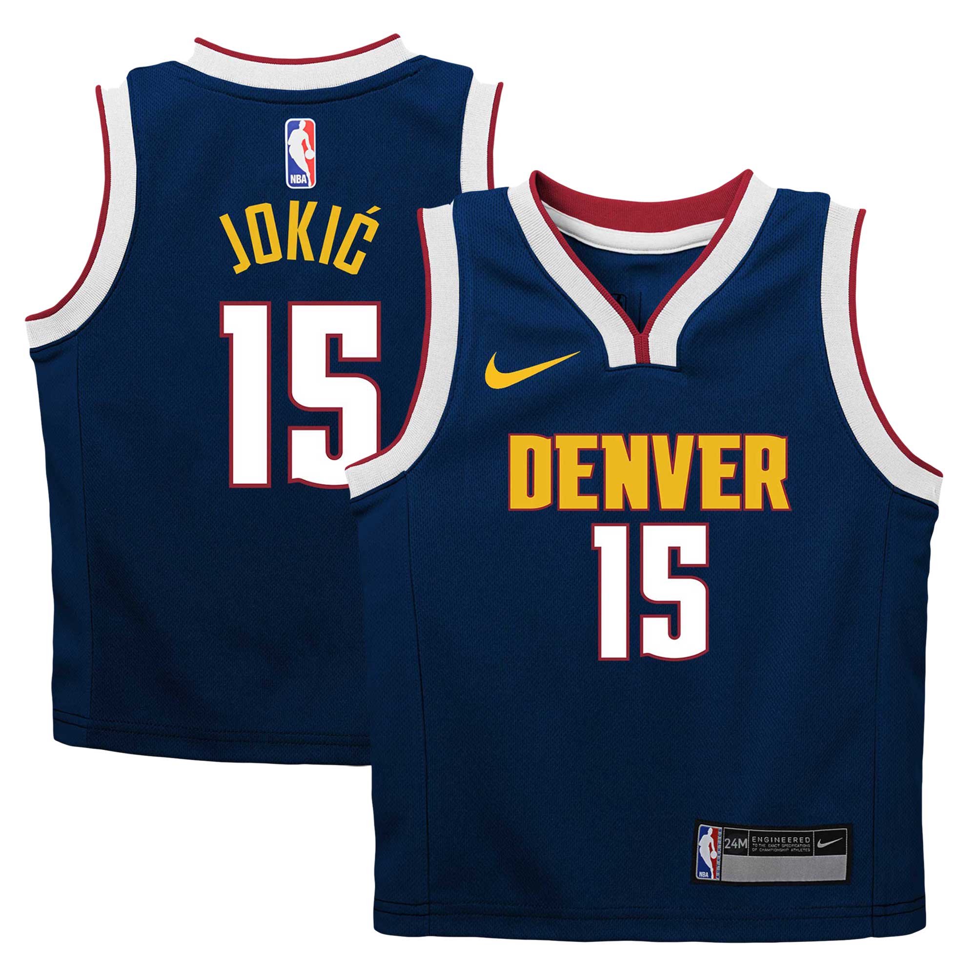 Nikola Jokic Denver Nuggets Nike Infant Swingman Player Jersey - Icon Edition - Navy - vstockx