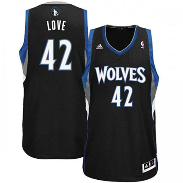 Men's Minnesota Timberwolves Kevin Love Away Jersey - Black - vstockx