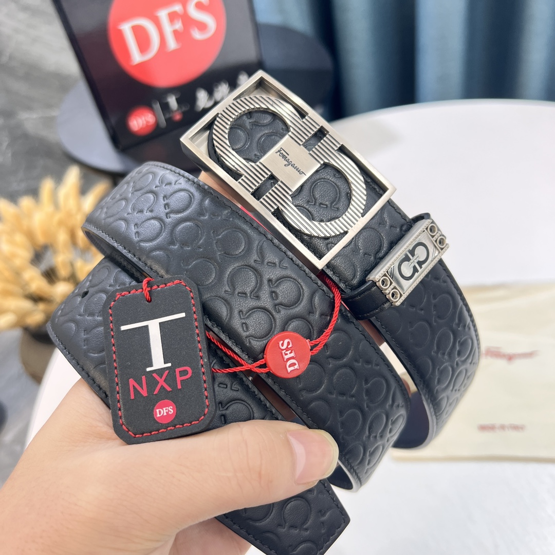 Streetwear Belt Ferragamo 320118 size:3.5cm - vstockx