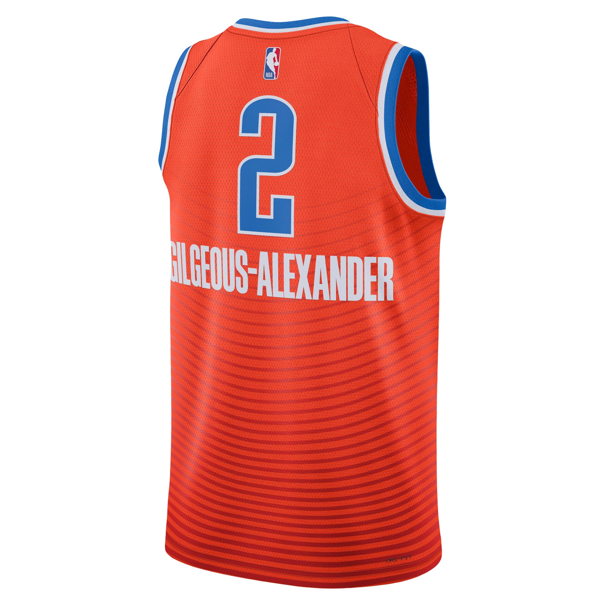 Shai Gilgeous-Alexander Oklahoma City Thunder Jordans Brand Unisex Swingman Jersey - Statement Edition - Orange - vstockx