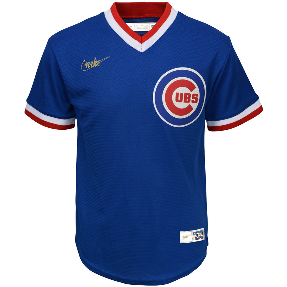 Youth Chicago Cubs Ryne Sandberg Road Cooperstown Collection Player Jersey - Royal - vstockx