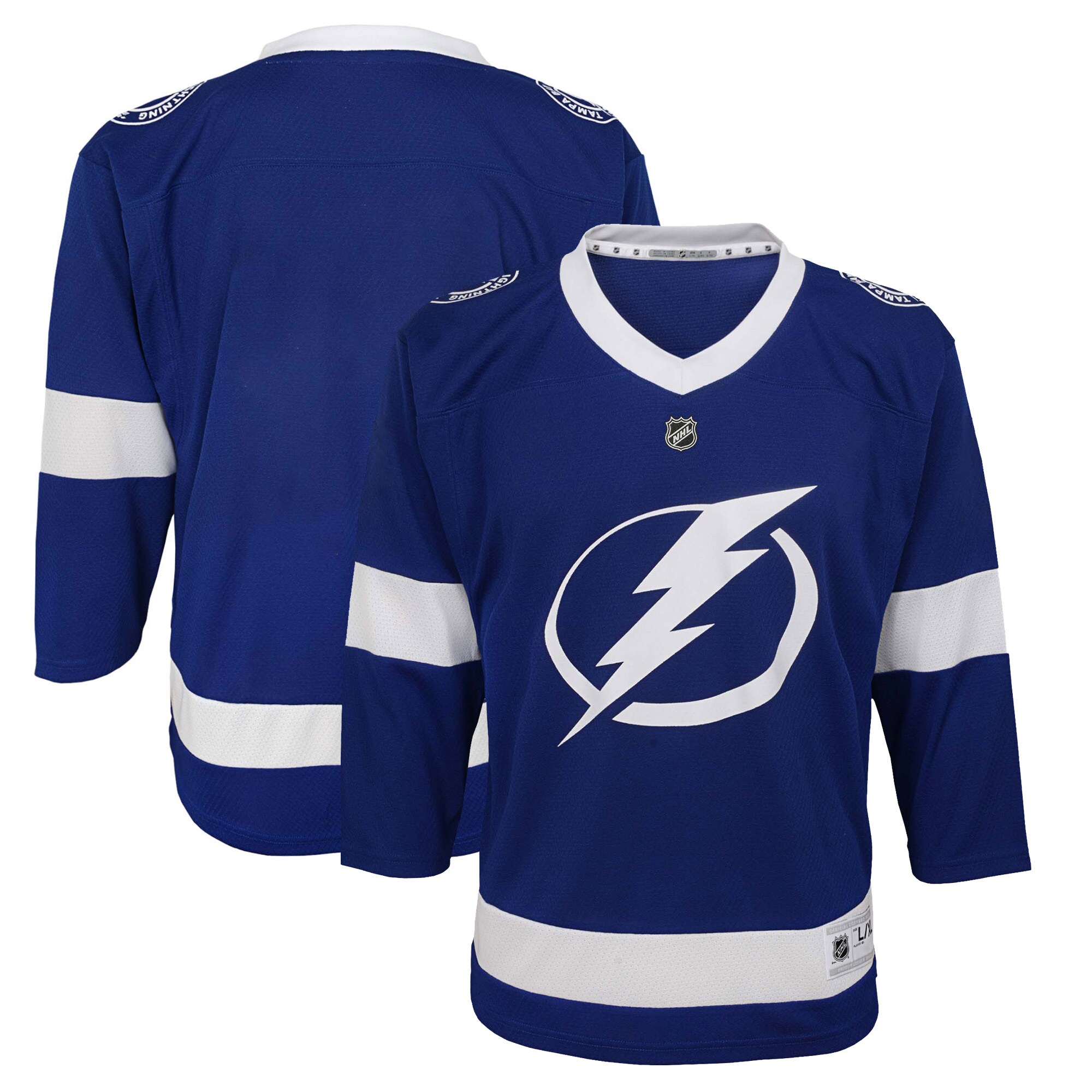 Tampa Bay Lightning Infant Home Replica Blank Jersey - Blue - vstockx