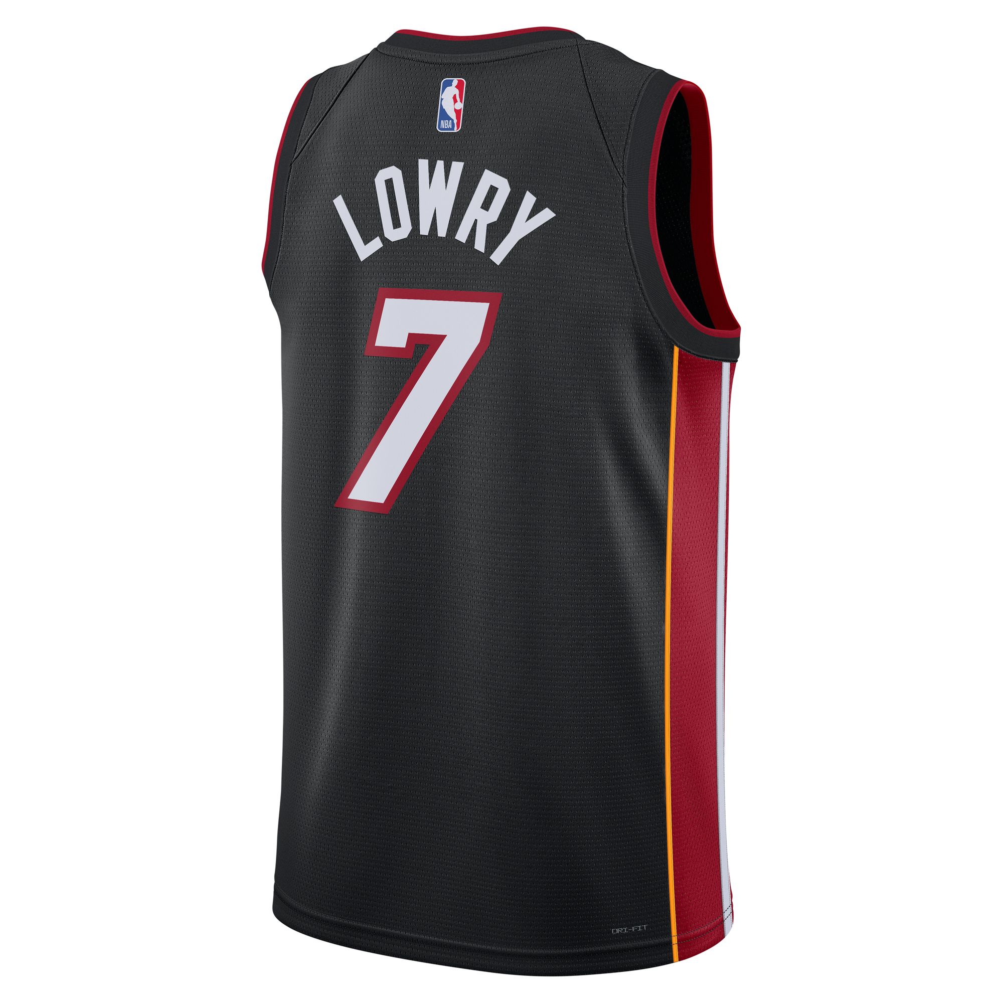 Kyle Lowry Miami Heat Nike Unisex Swingman Jersey - Association Edition - Black - vstockx