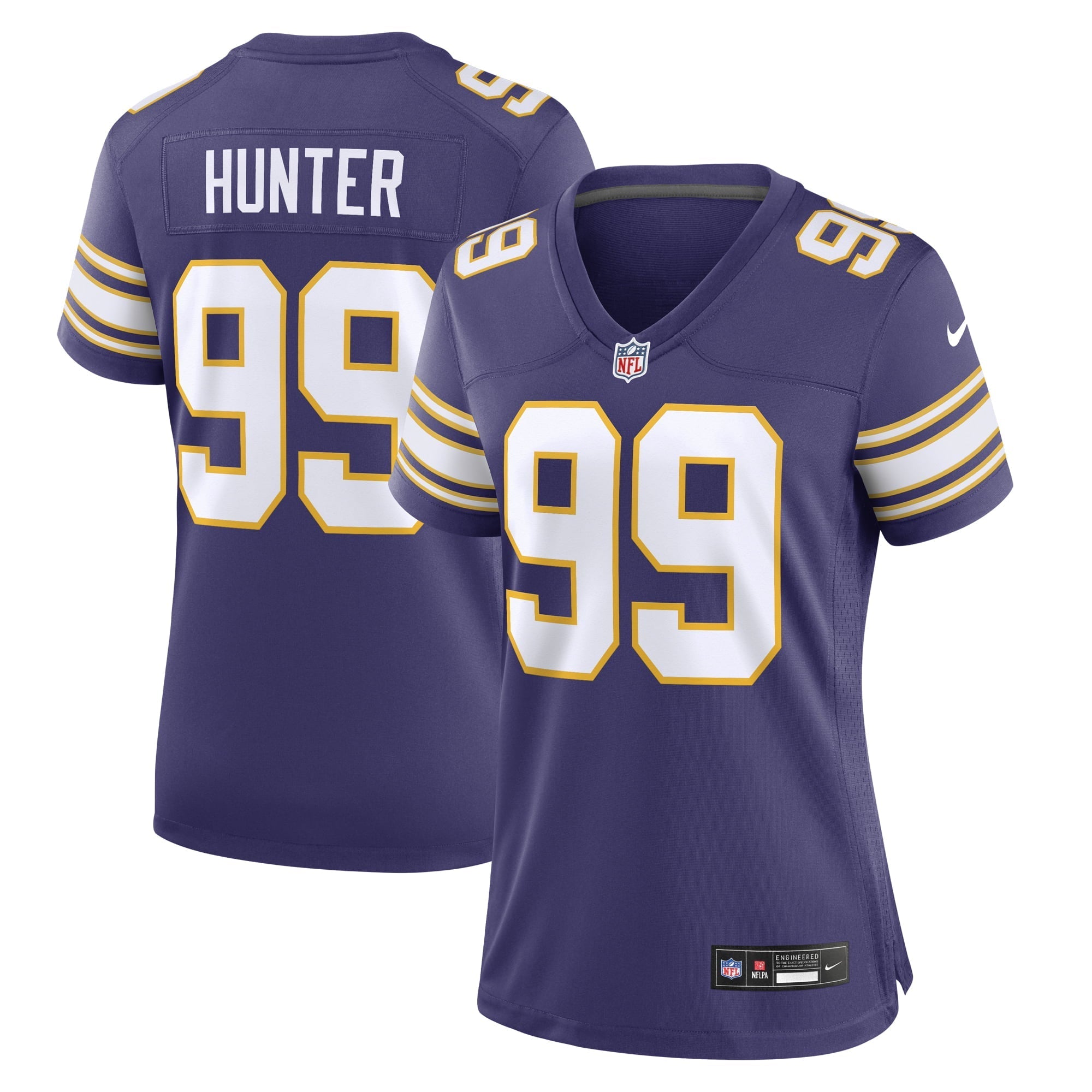 Women's Nike Danielle Hunter Purple Minnesota Vikings Classic Player Game Jersey - vstockx