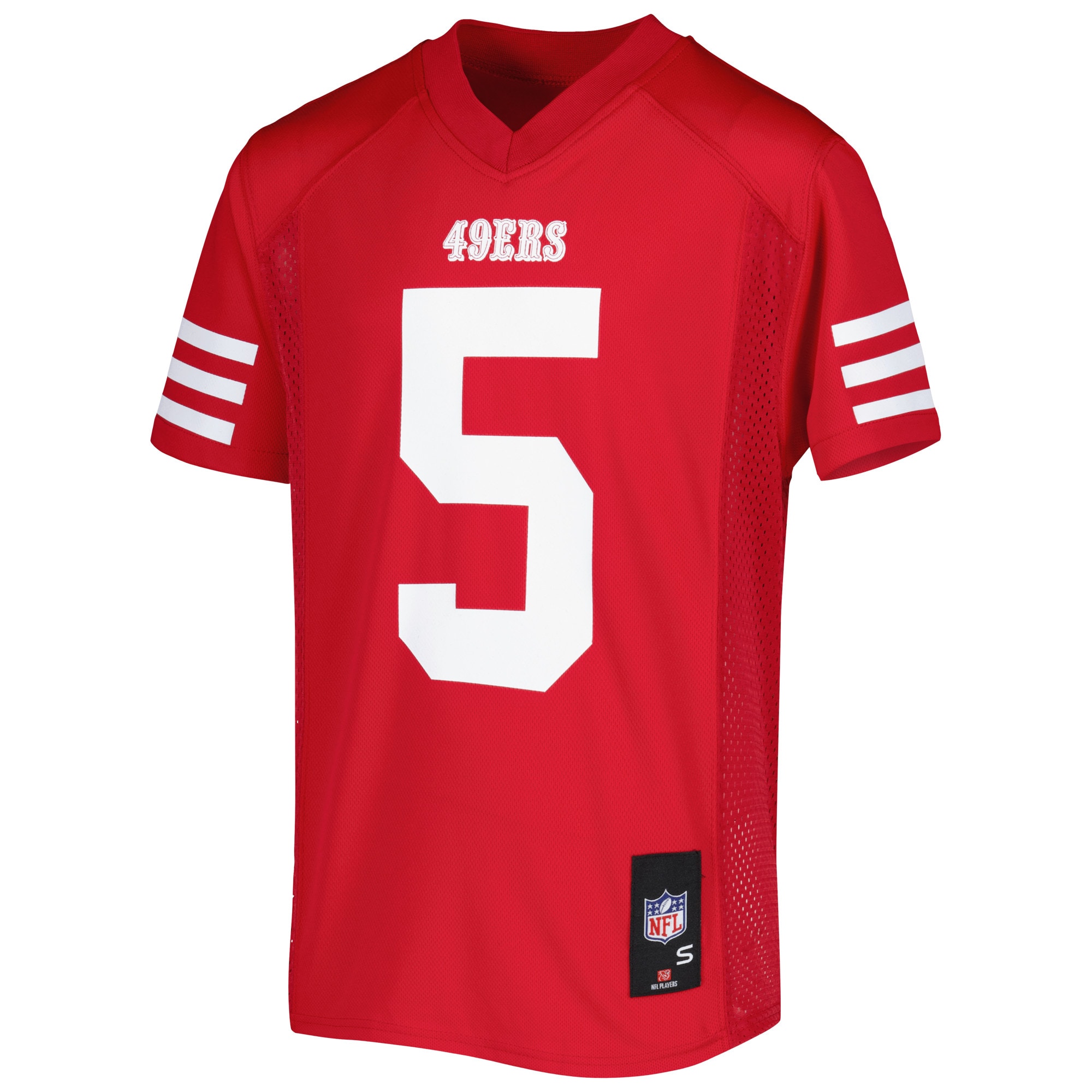 Trey Lance San Francisco 49ers Youth Team Replica Player Jersey - Scarlet - vstockx