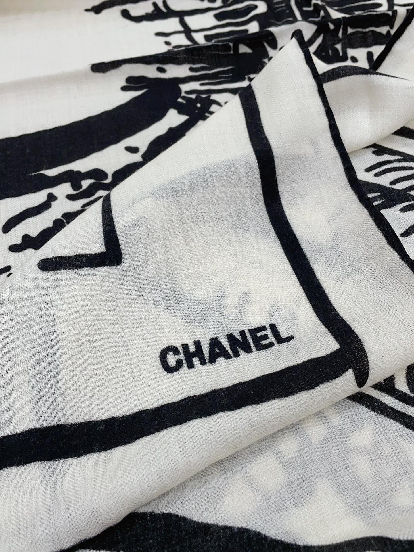 Streetwear Scarf CHANEL 328858 SIZE:140*140cm - vstockx