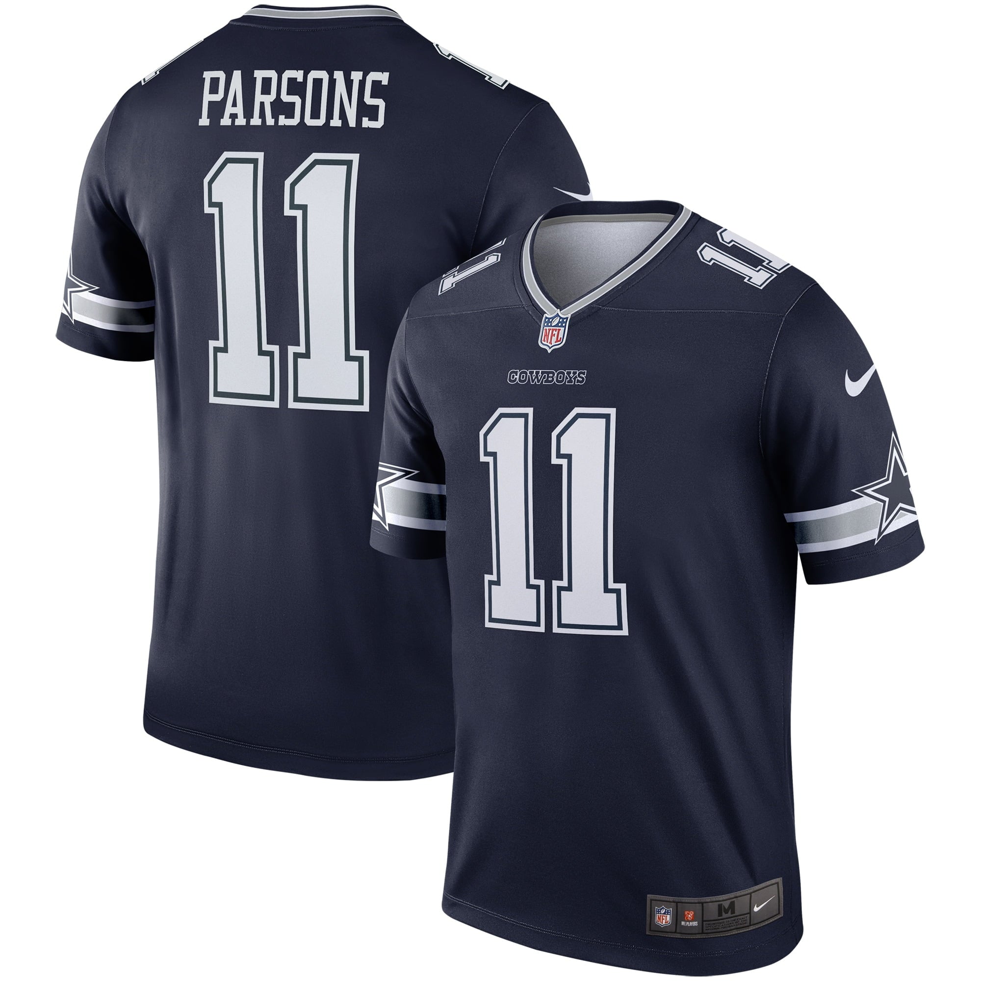 Men's Nike Micah Parsons Navy Dallas Cowboys Legend Jersey - vstockx