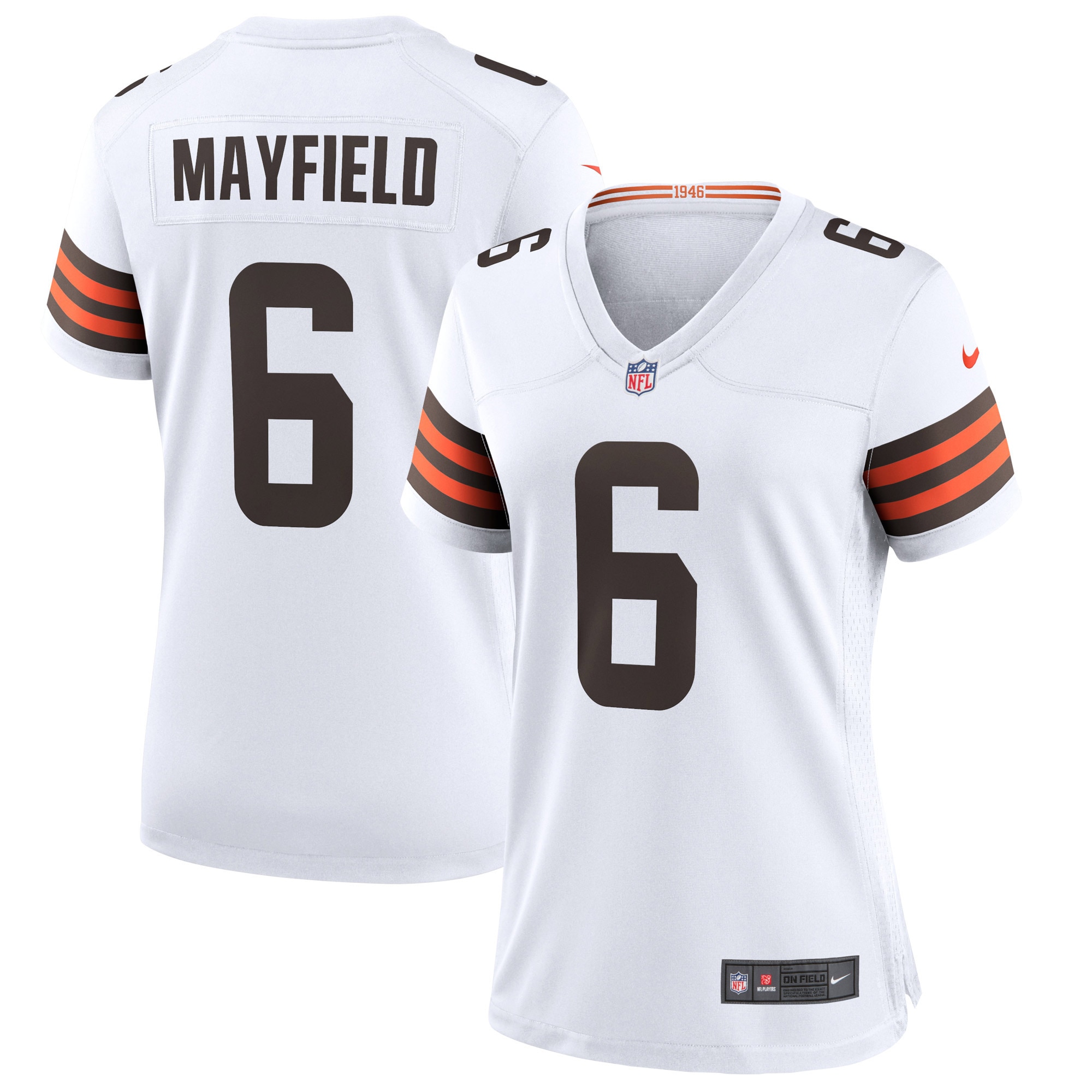 Baker Mayfield Cleveland Browns Nike Women's Game Jersey - White - vstockx