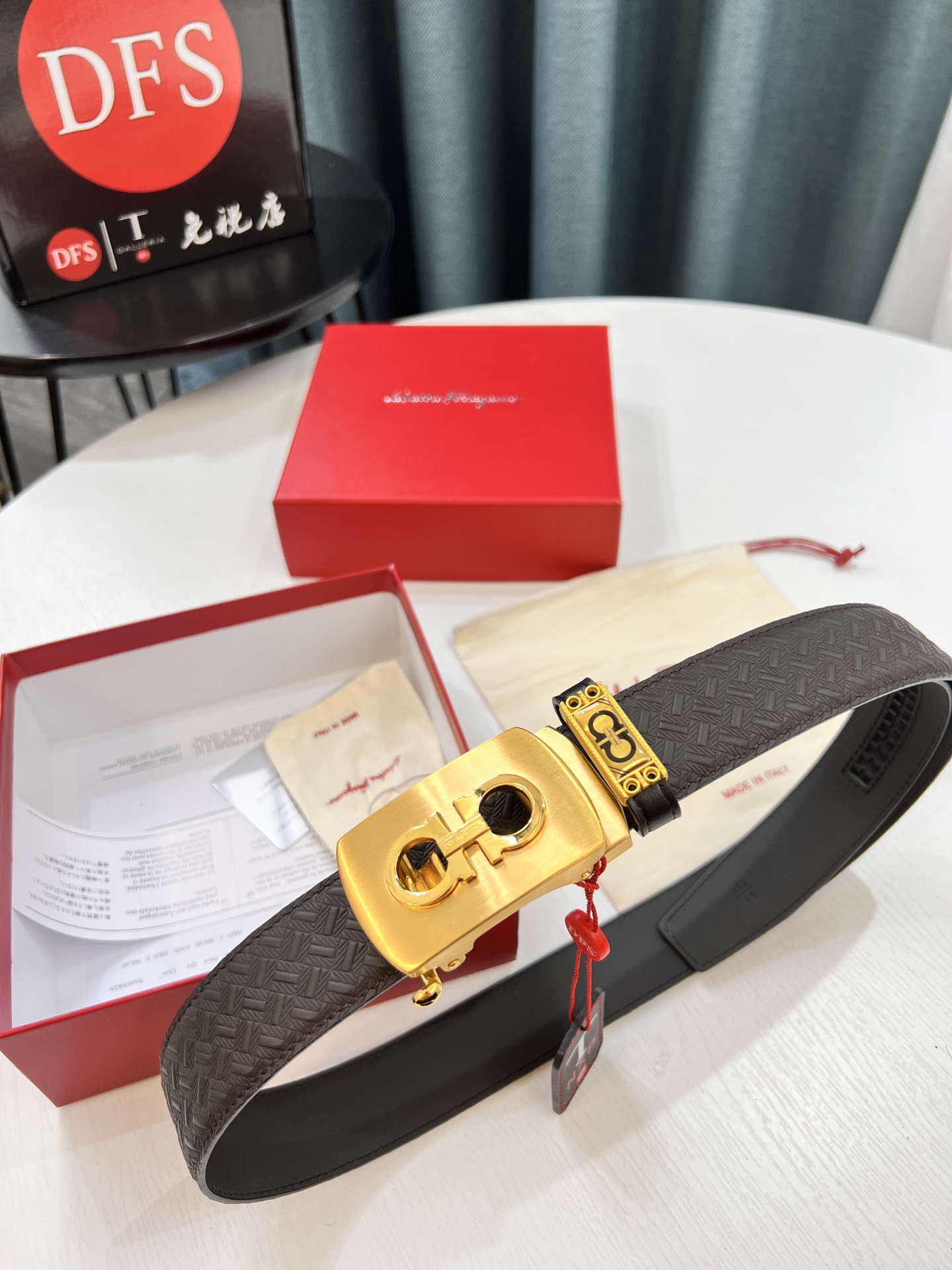 Streetwear Belt Ferragamo 319675 size:3.5cm - vstockx