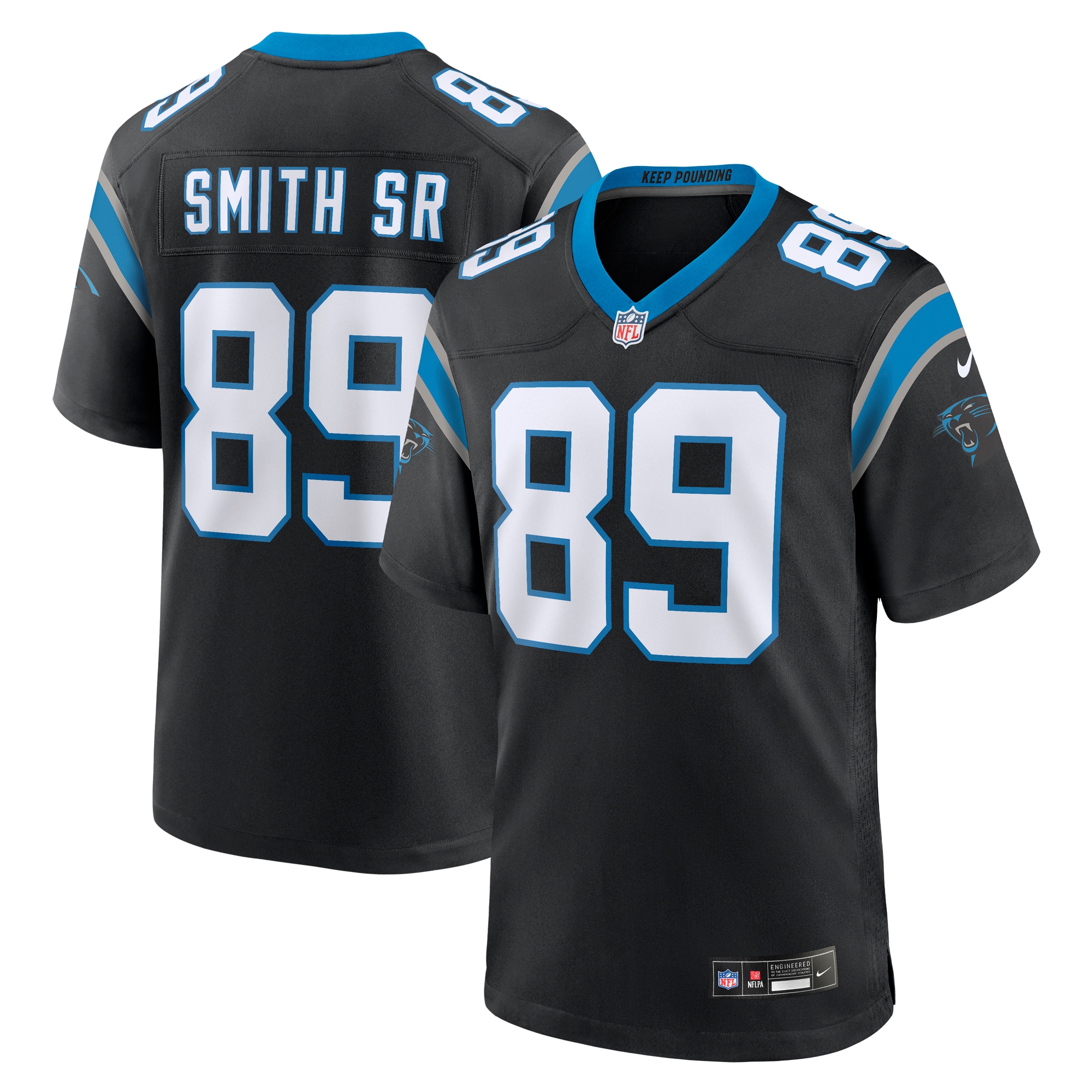 Steve Smith Sr. Carolina Panthers Nike Retired Player Game Jersey - Black - vstockx