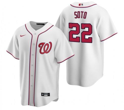 Youth Washington Nationals Juan Soto Cool Base Replica Jersey White - vstockx