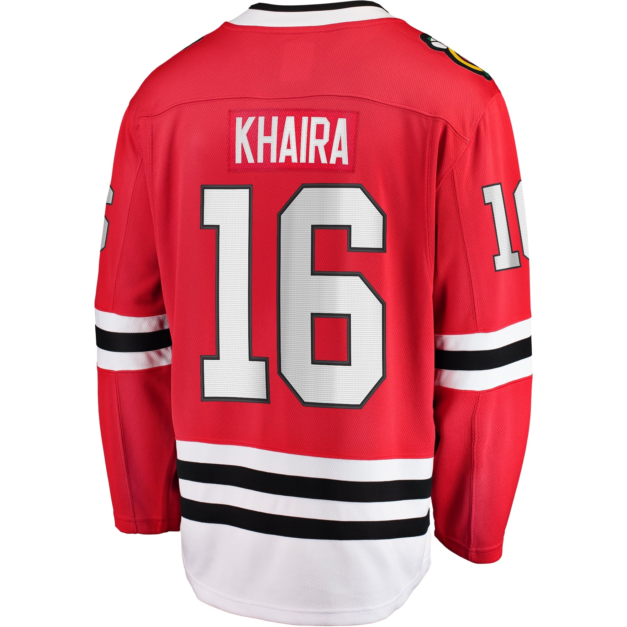 Men's Fanatics Branded Jujhar Khaira Red Chicago Blackhawks Home Team Breakaway Player Jersey - vstockx