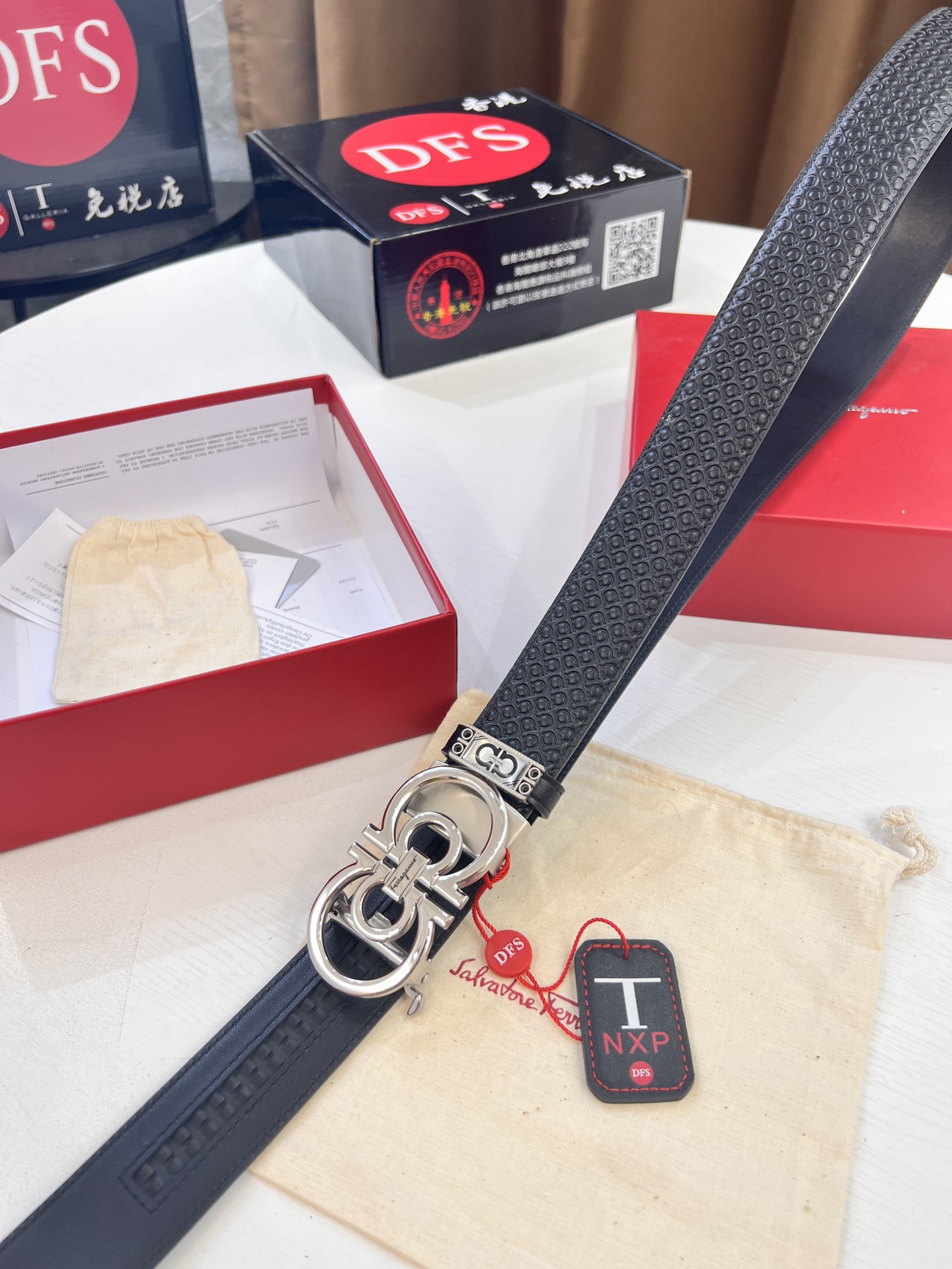 Streetwear Belt Ferragamo 320361 size:3.5cm - vstockx