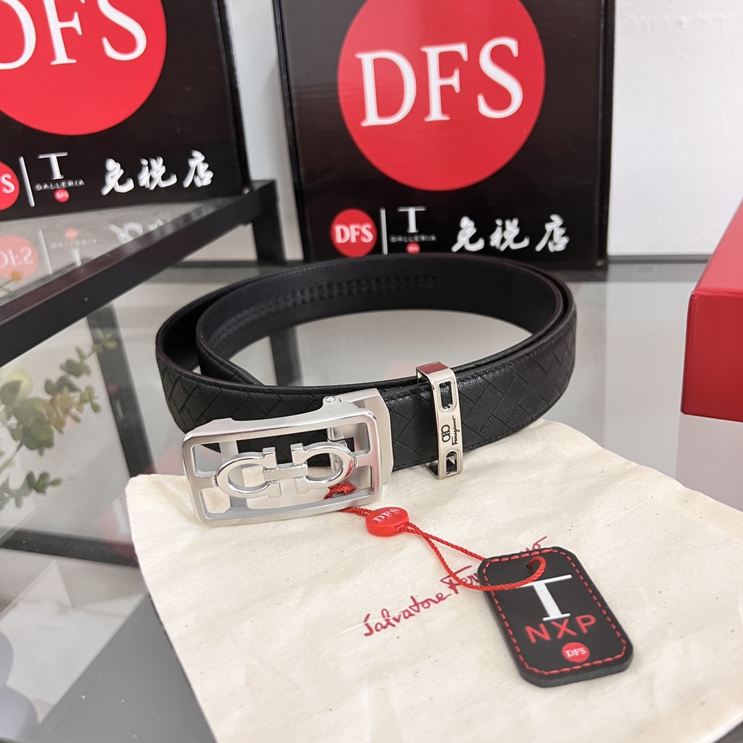 Streetwear Belt Ferragamo 320237 size:3.5cm - vstockx