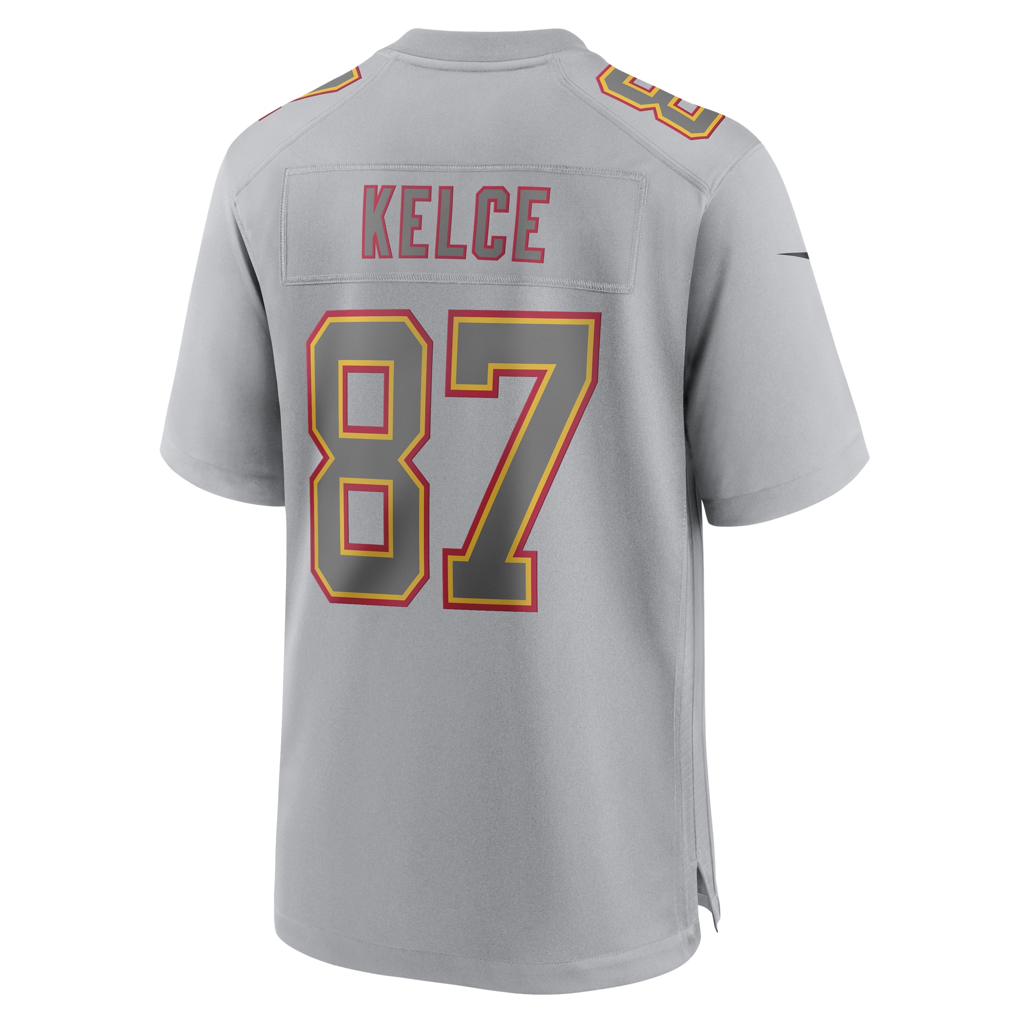 Travis Kelce Kansas City Chiefs Nike Super Bowl LVII Patch Atmosphere Fashion Game Jersey - Gray - vstockx