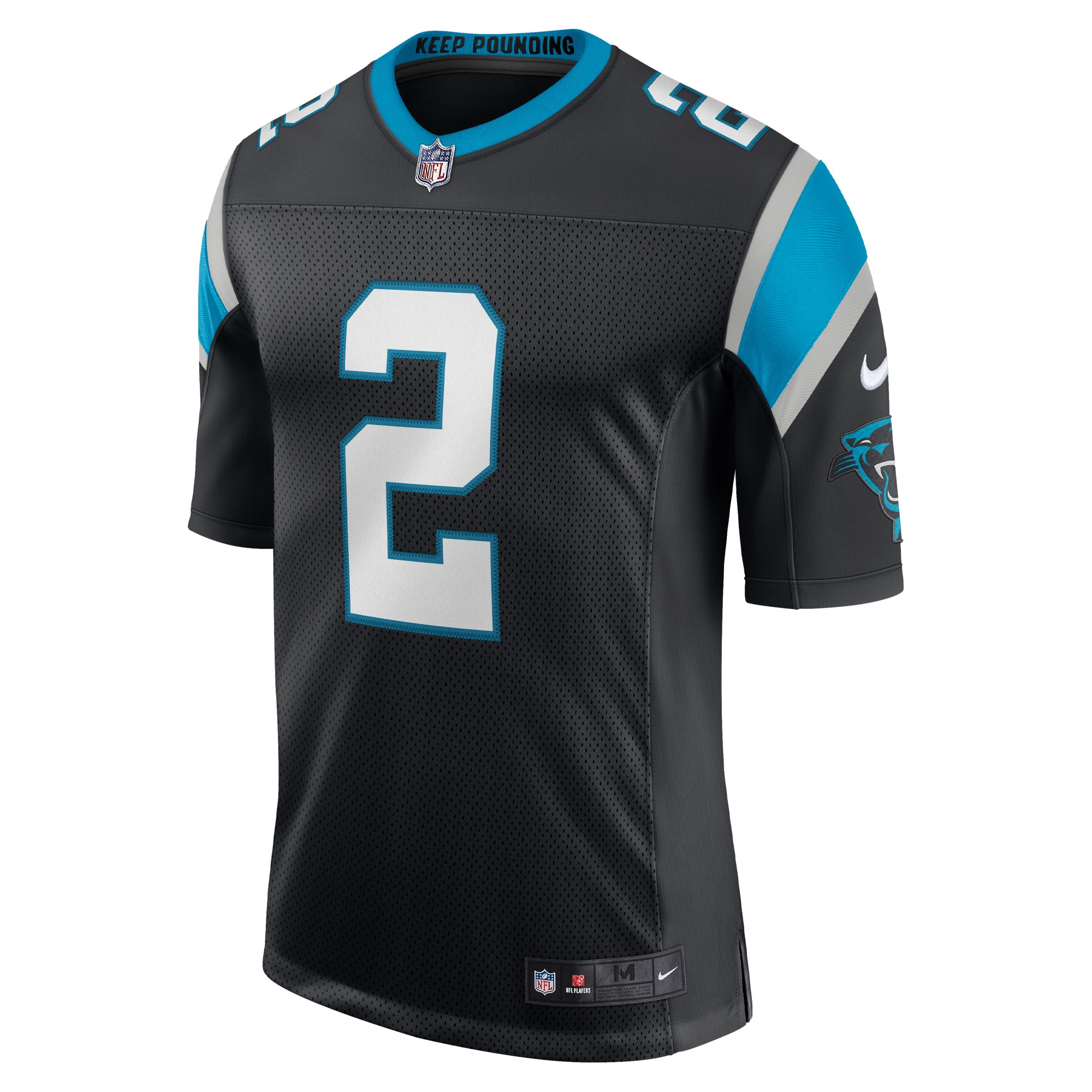 D.J. Moore Carolina Panthers Nike Vapor Limited Jersey - Black - vstockx
