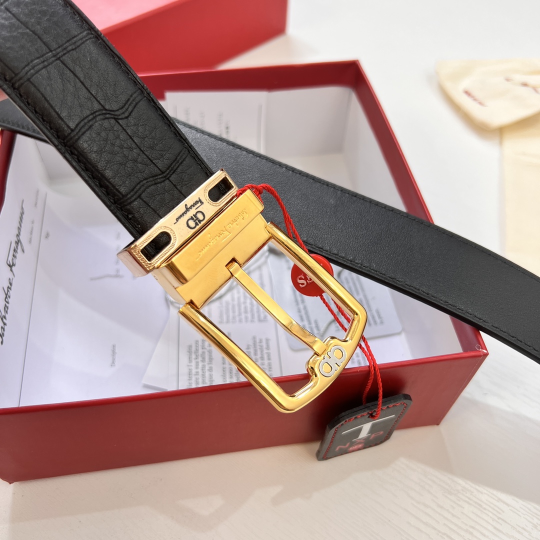 Streetwear Belt Ferragamo 319707 size:3.5cm - vstockx