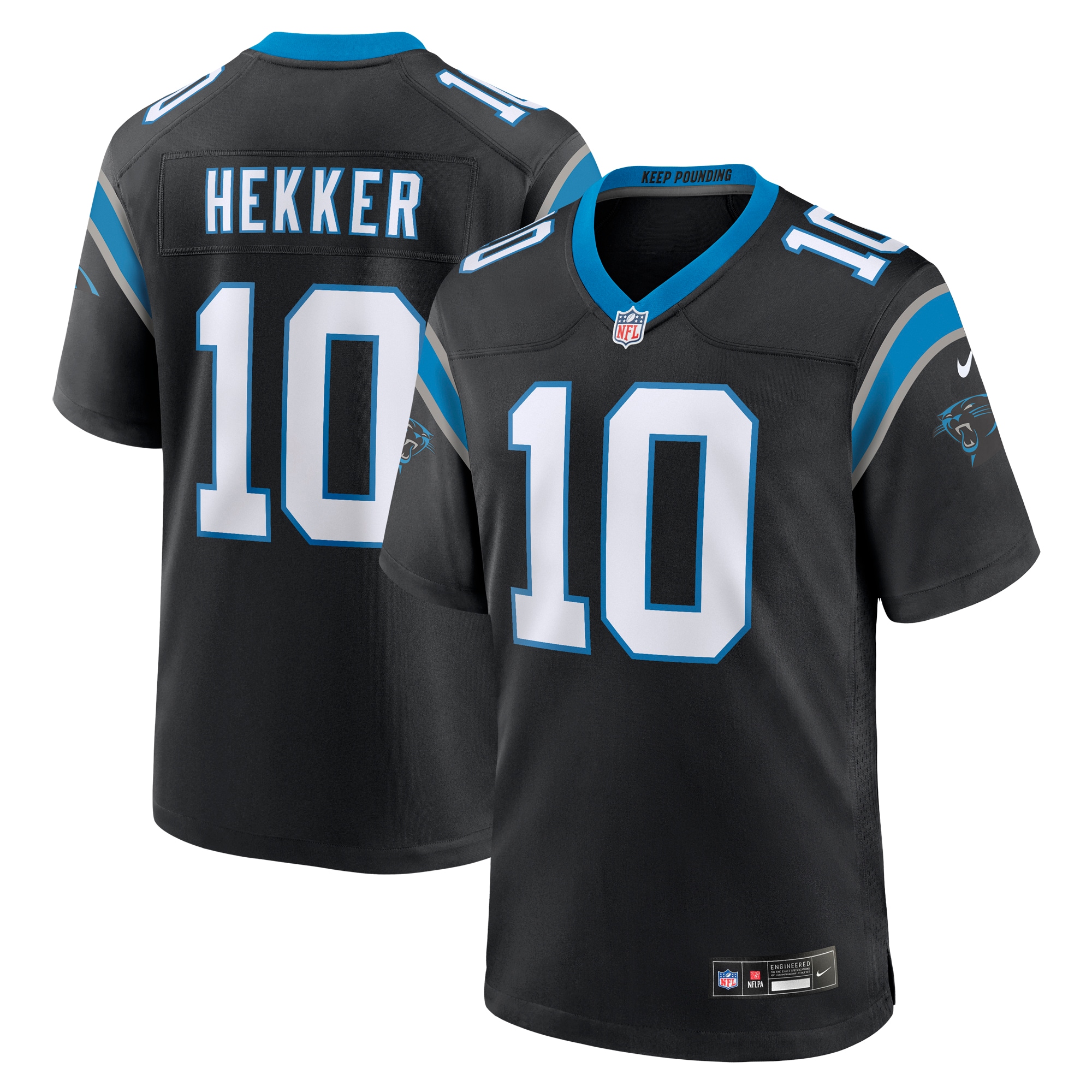 Johnny Hekker Carolina Panthers Nike Team Game Jersey - Black - vstockx