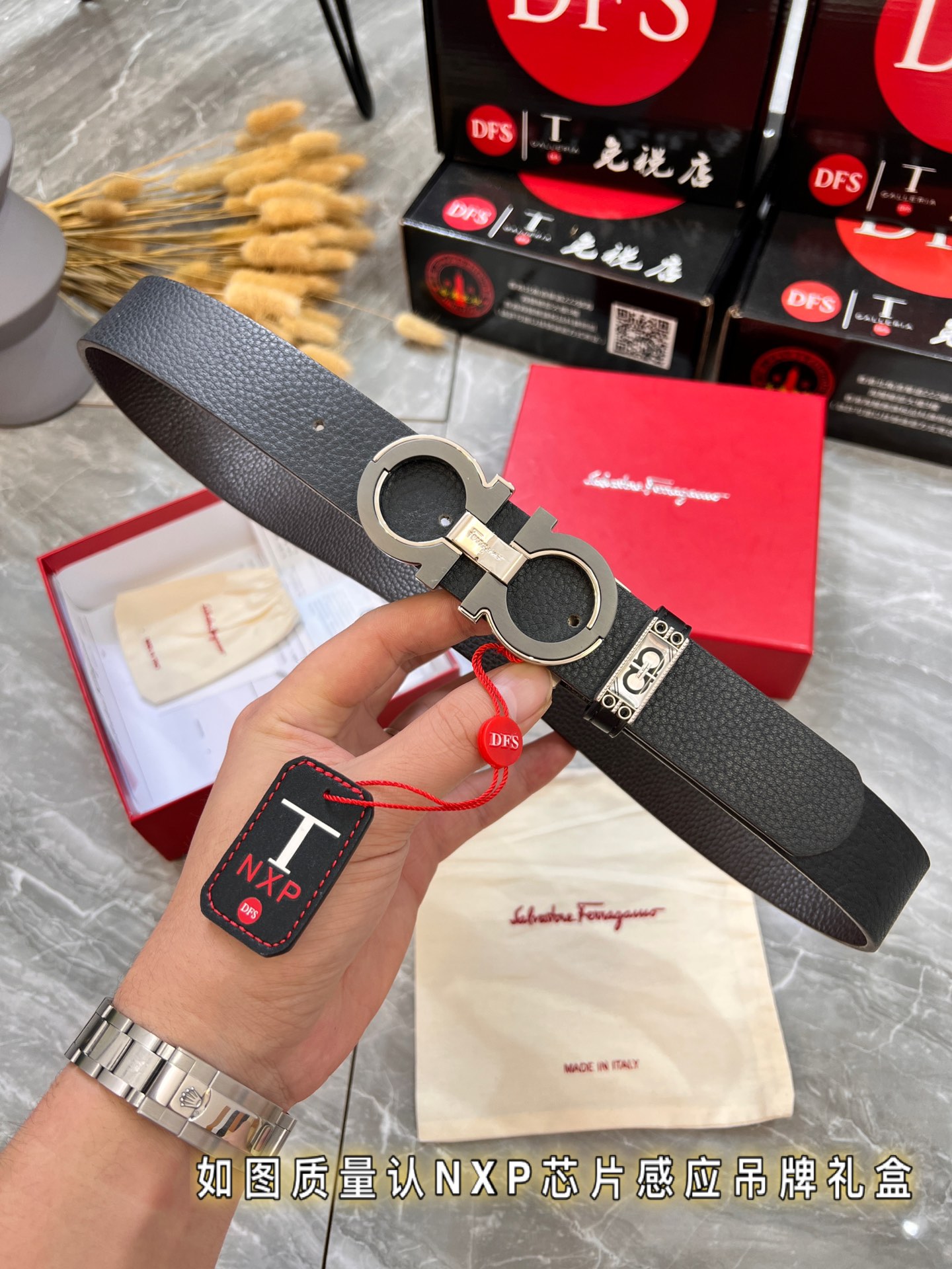 Streetwear Belt Ferragamo 319983 size:3.5cm - vstockx