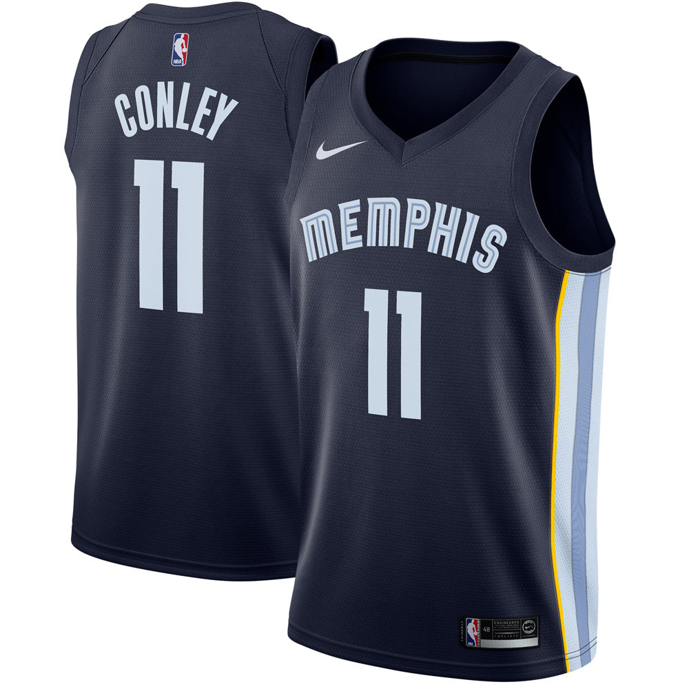 Men's Memphis Grizzlies Mike Conley Icon Edition Jersey - Navy - vstockx