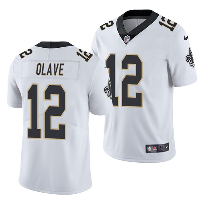 Youth New Orleans Saints Chris Olave Vapor Jersey - White - vstockx