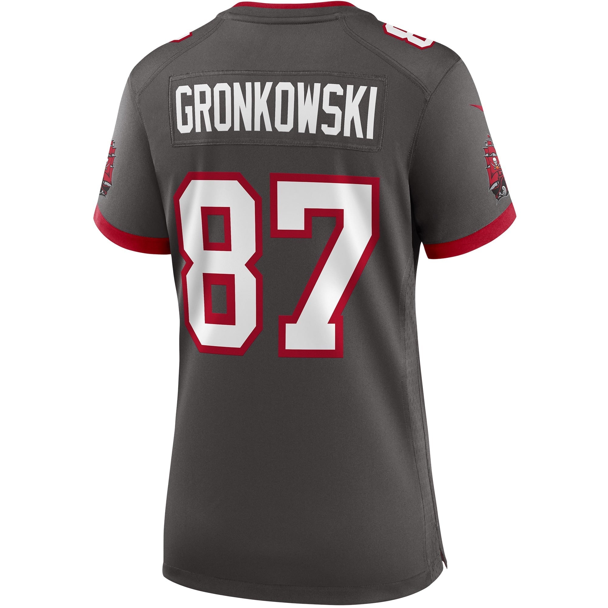 Women's Nike Rob Gronkowski Pewter Tampa Bay Buccaneers Alternate Game Jersey - vstockx