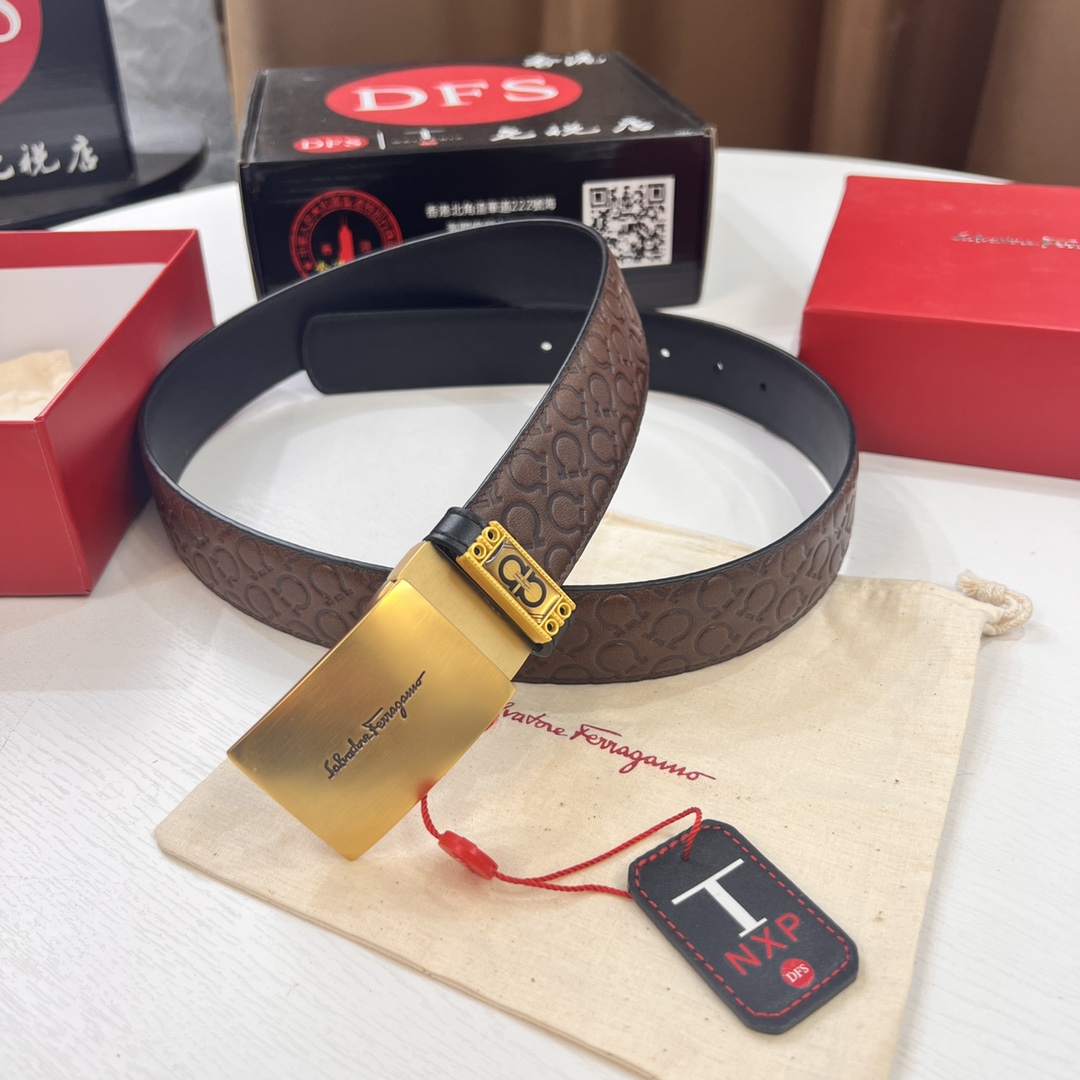Streetwear Belt Ferragamo 320320 size:3.5cm - vstockx