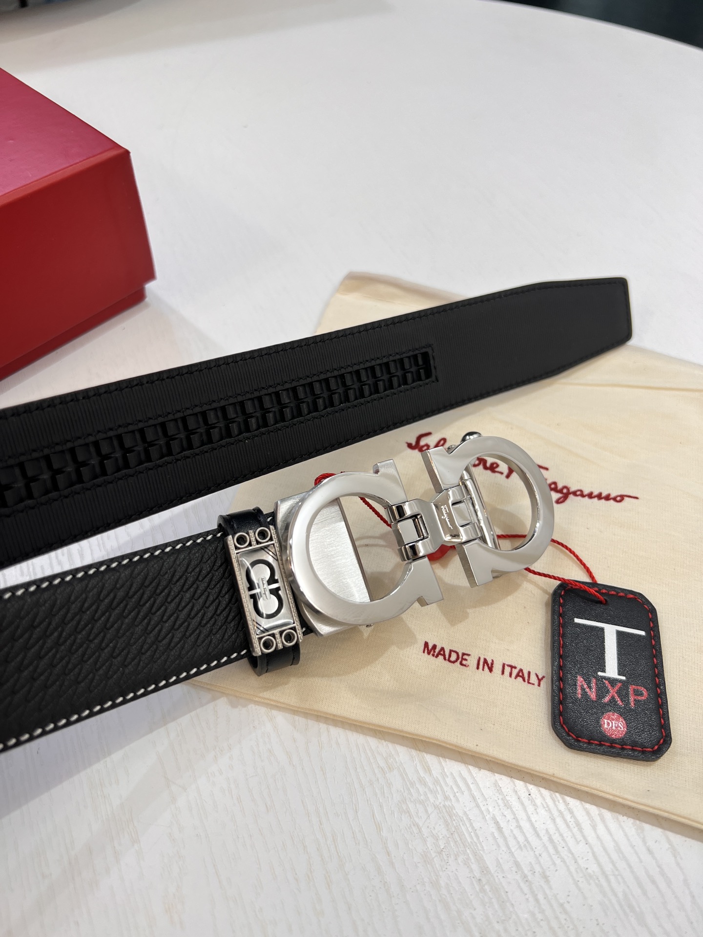 Streetwear Belt Ferragamo 320068 size:3.5cm - vstockx