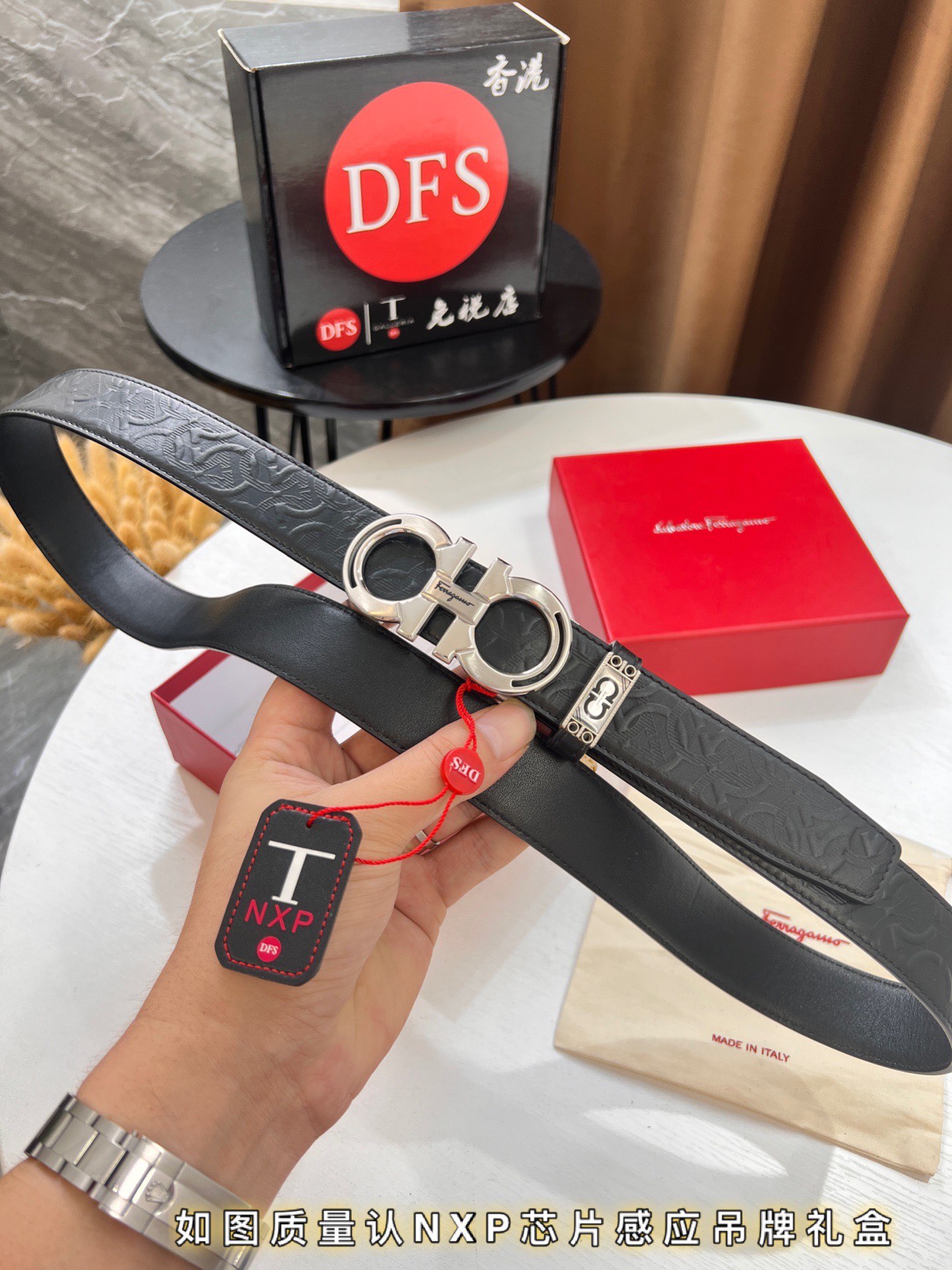 Streetwear Belt Ferragamo 320083 size:3.5cm - vstockx