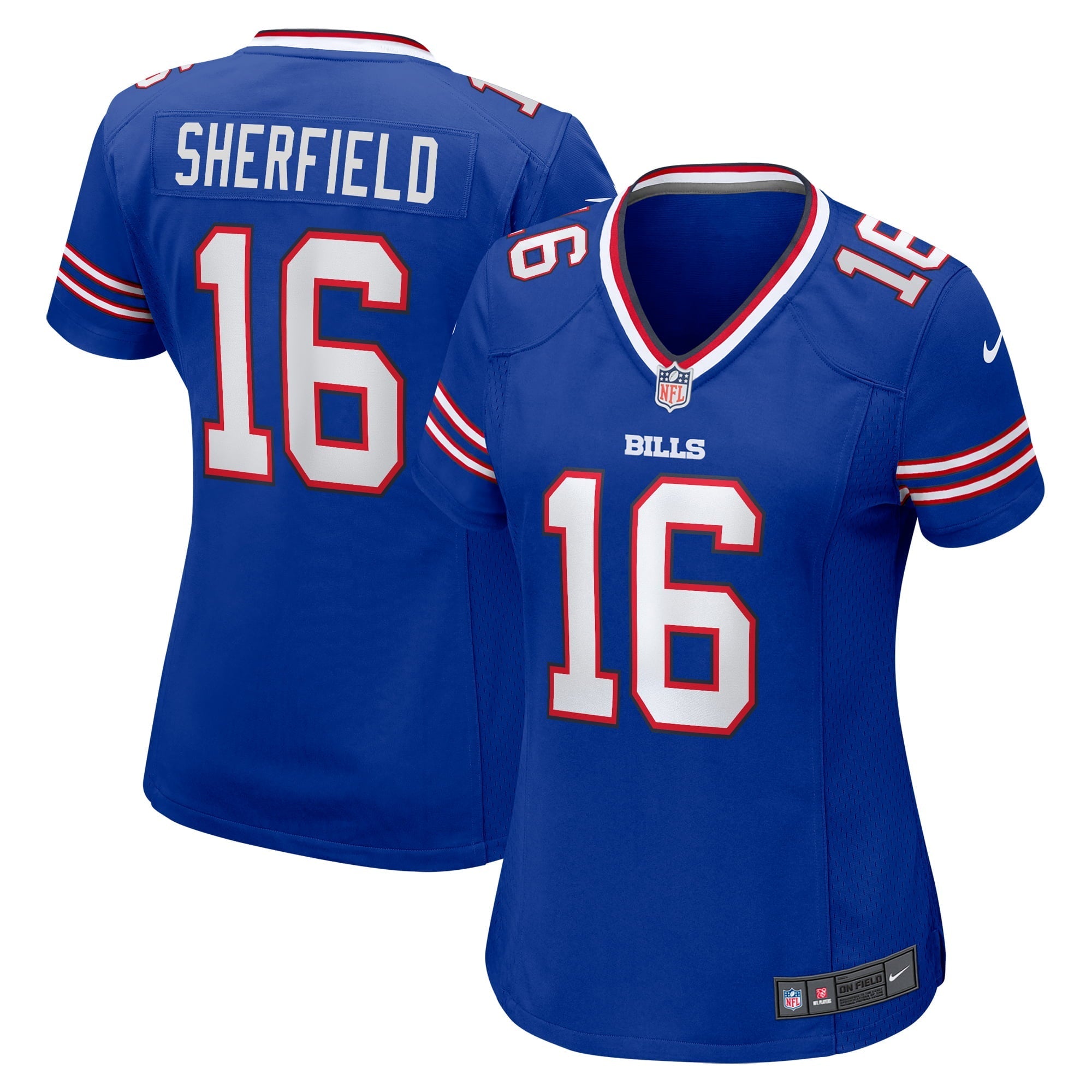 Women's Nike Trent Sherfield Royal Buffalo Bills Game Player Jersey - vstockx