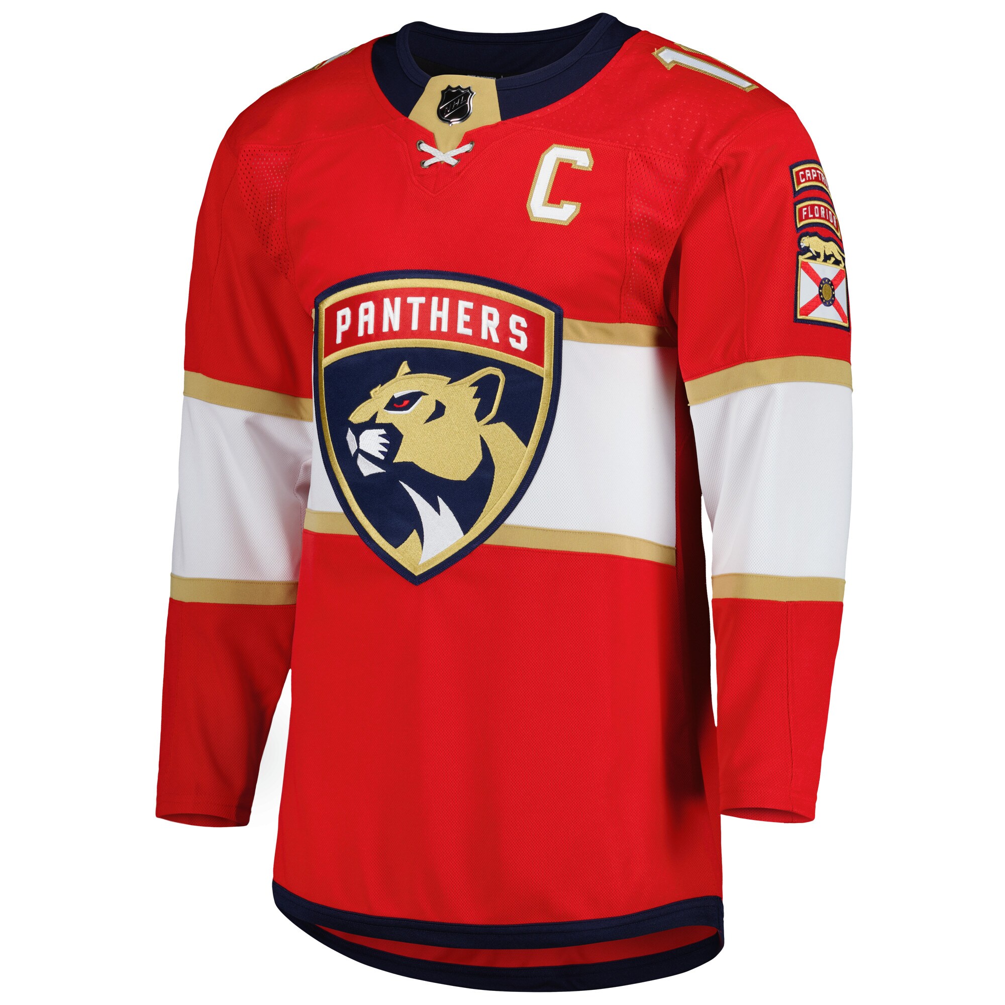 Aleksander Barkov Florida Panthers adidas Primegreen Authentic Pro Player Jersey - Red - vstockx