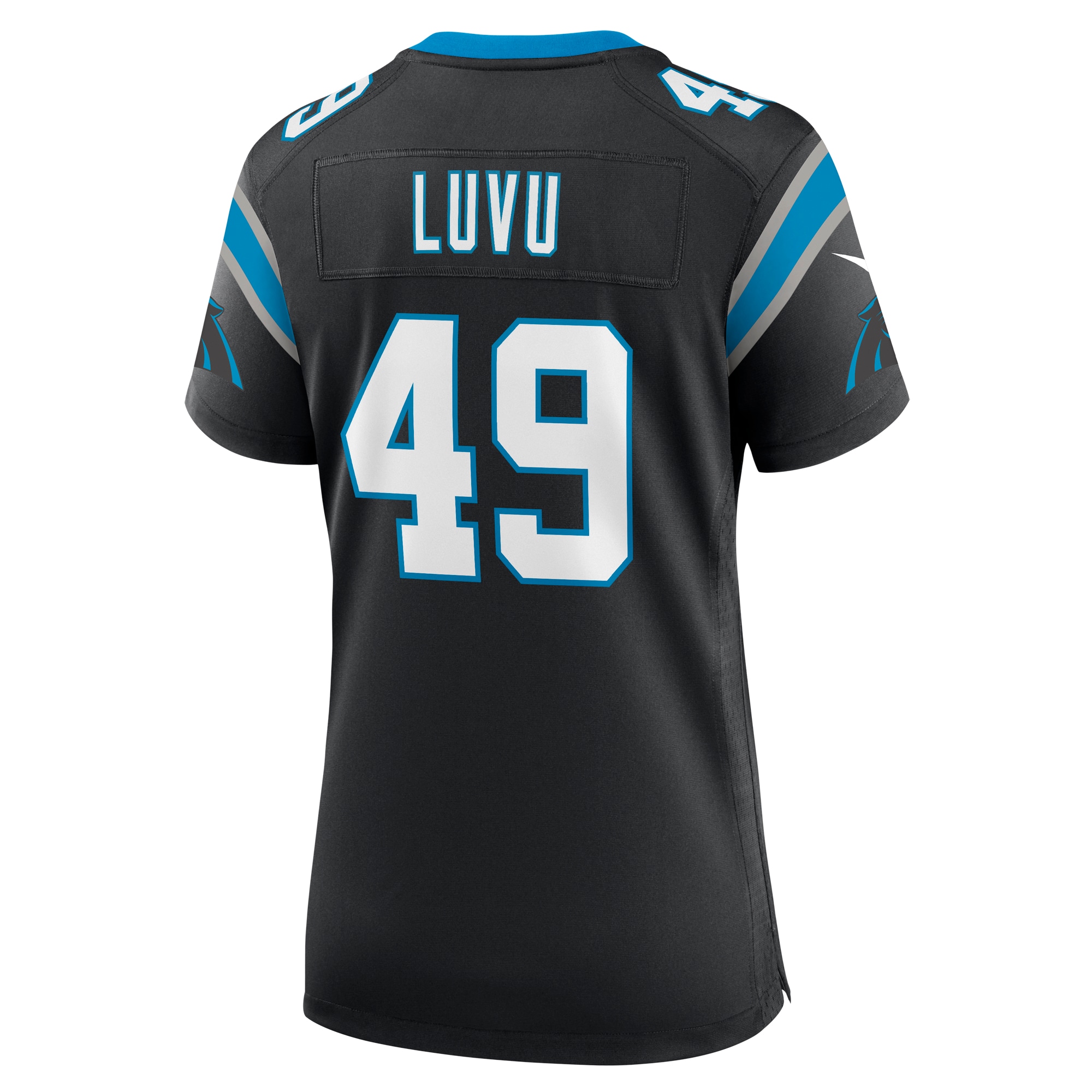Frankie Luvu Carolina Panthers Nike Women's Team Game Jersey - Black - vstockx