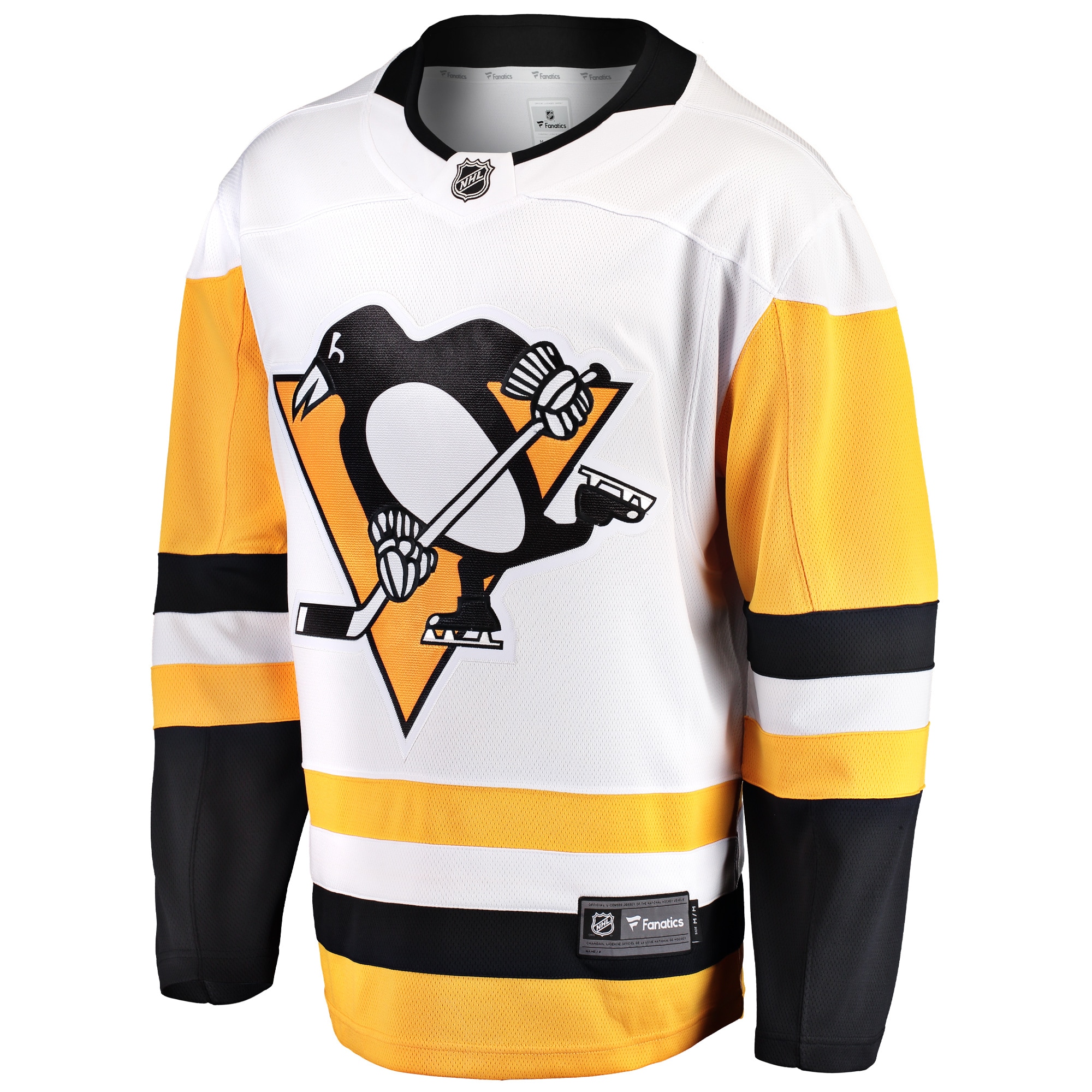 Pittsburgh Penguins Fanatics Branded Breakaway Away Jersey - White - vstockx
