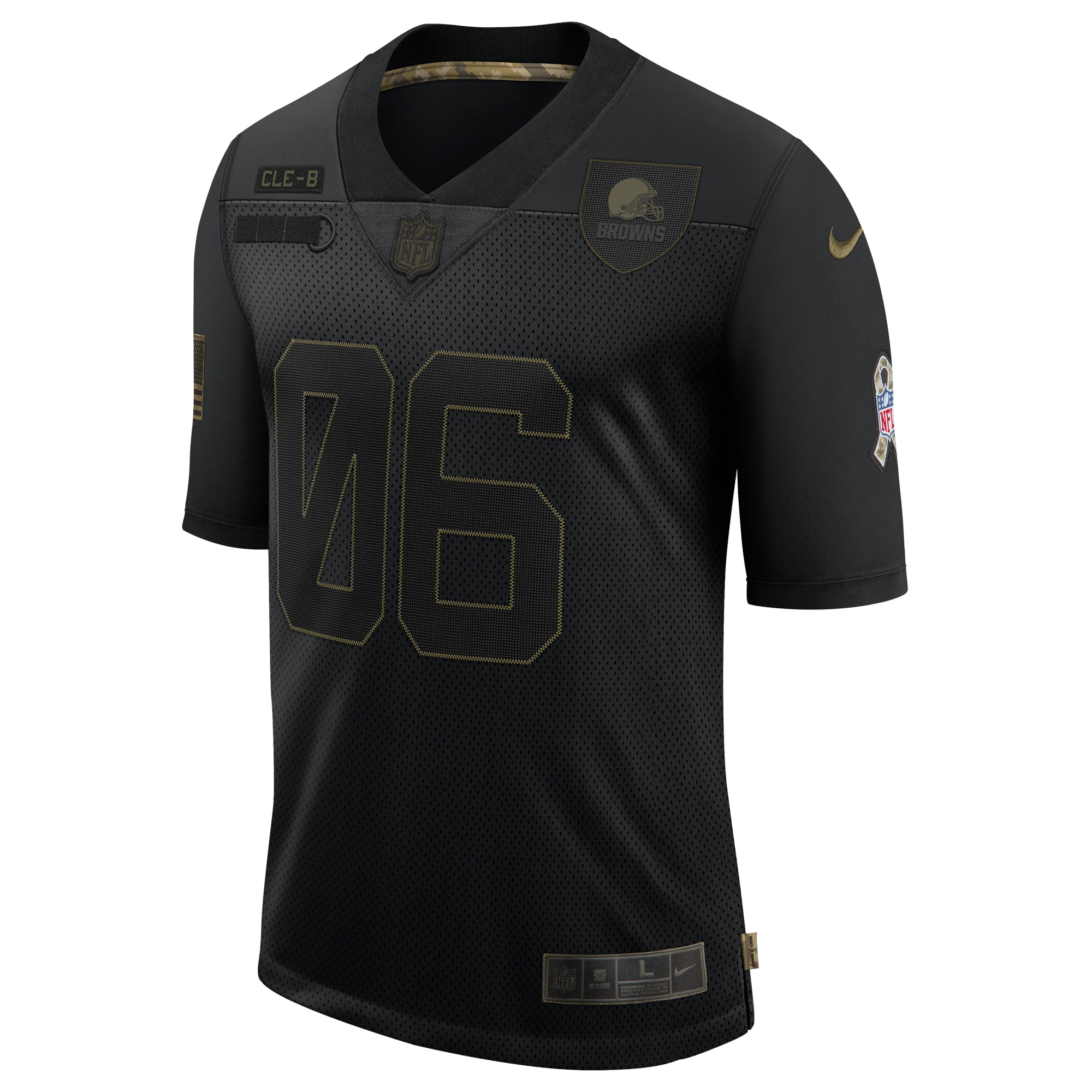 Baker Mayfield Cleveland Browns Nike 2020 Salute To Service Limited Jersey - Black - vstockx